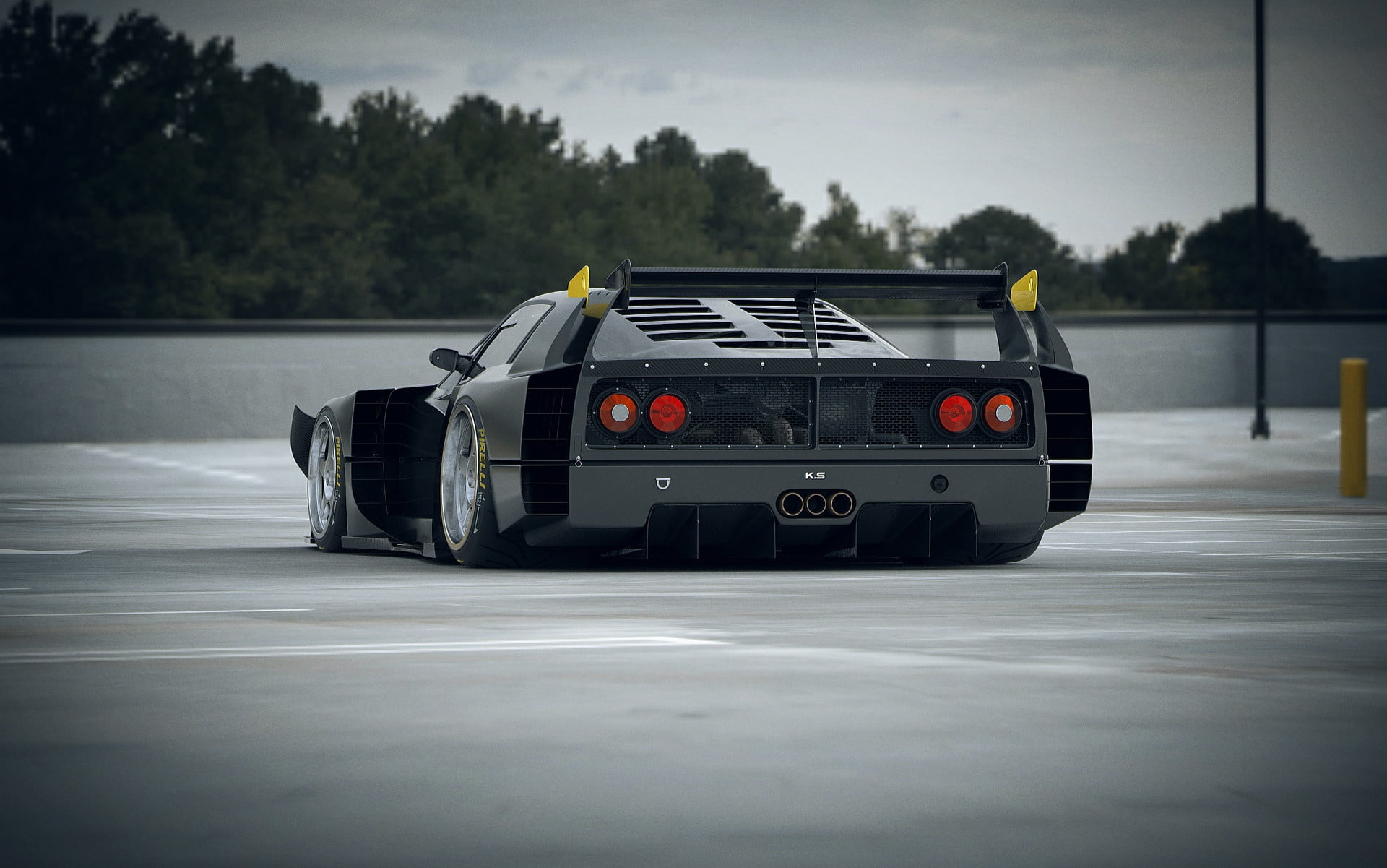 speed, no people, asphalt, nature, Ferrari, sport, sports race, day, professional sport, land vehicle, vehicle, competition, selective focus, tree, motor vehicle, HD Wallpaper