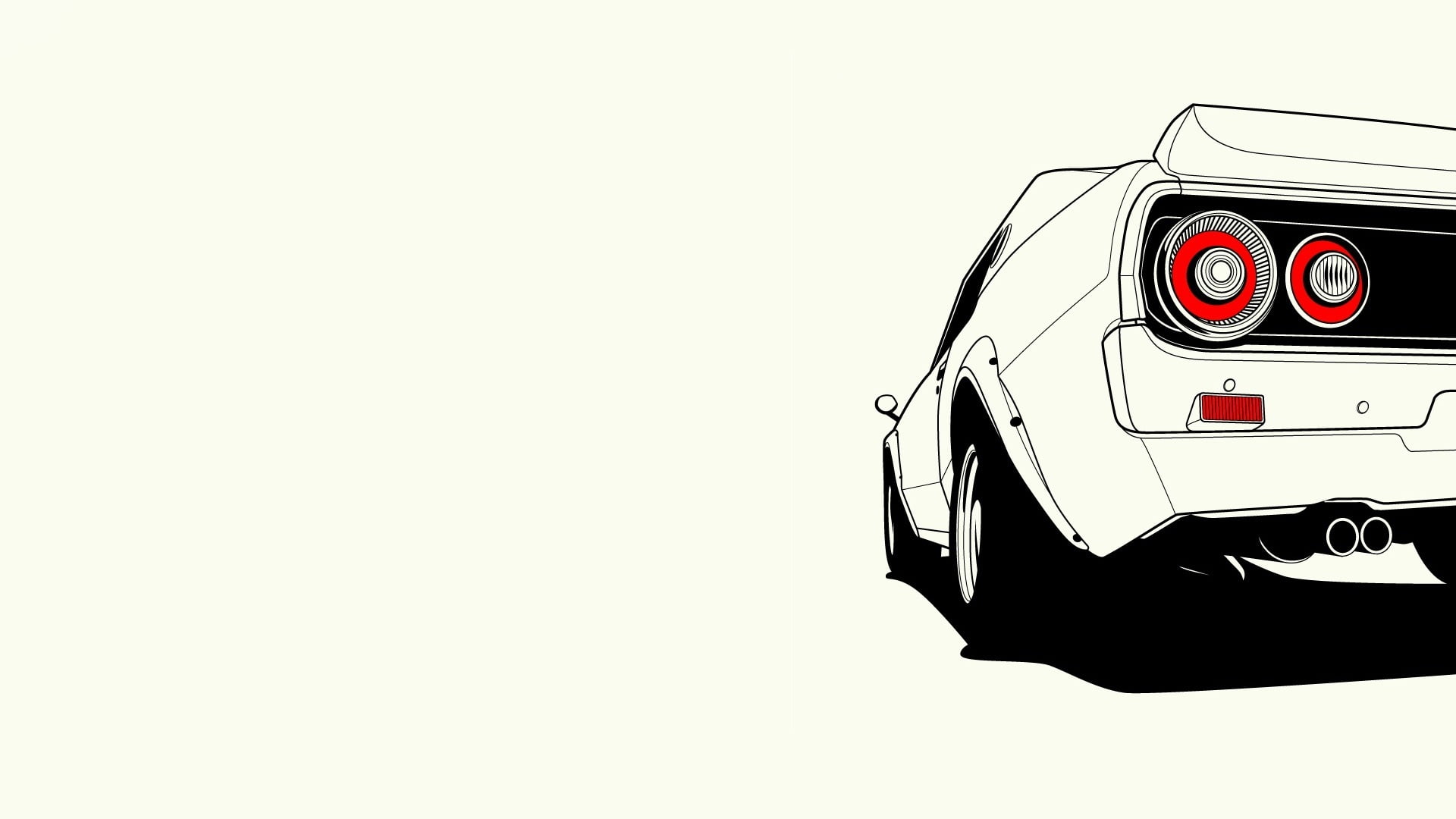 mode of transportation, Nissan, technology, transportation, day, Skyline, car, vintage car, 1080P, travel, rear, copy space, C110, retro styled, no people, HD Wallpaper