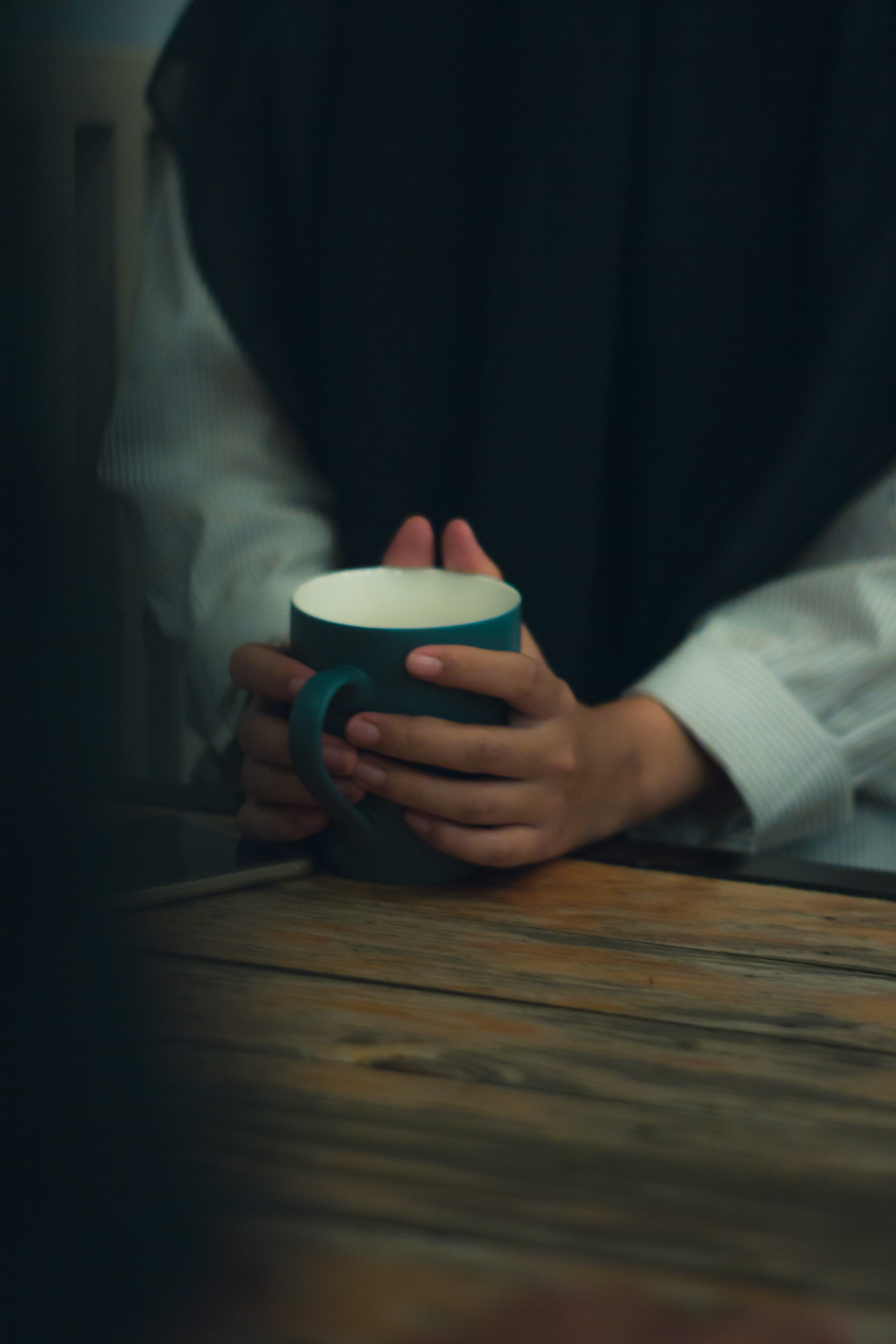 real people, indonesian, glass, sitting, hardwood, relax, coffee cup, islam, lifestyles, human hand, drink, leisure activity, apparel, 5K, deep, clothing, Phone HD Wallpaper
