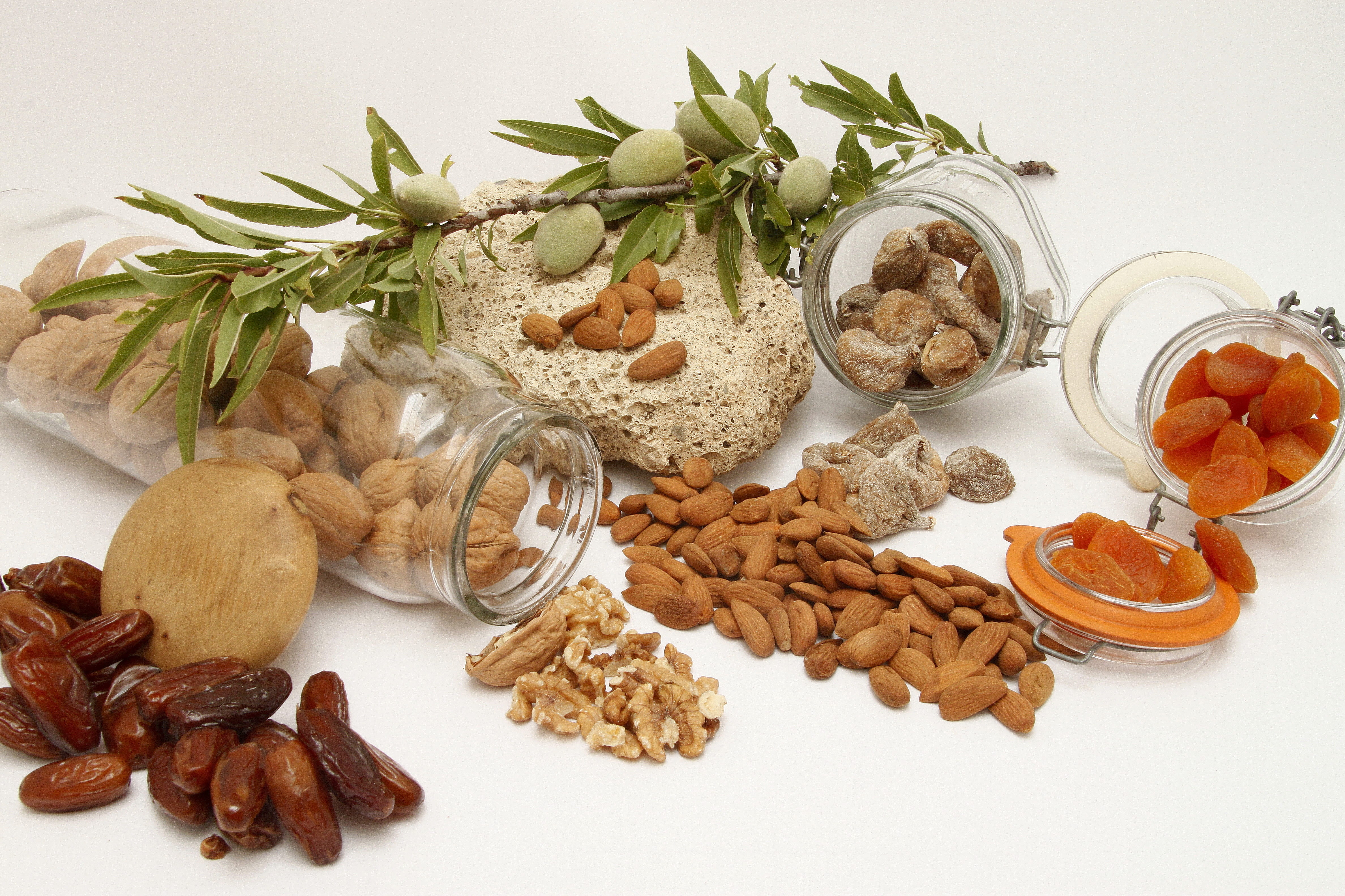 nut, assorted, healthcare and medicine, choice, healthy, breakfast, studio shot, fruit, wellbeing, plant, nuts, large group of objects, herb, fruits, variation, HD Wallpaper