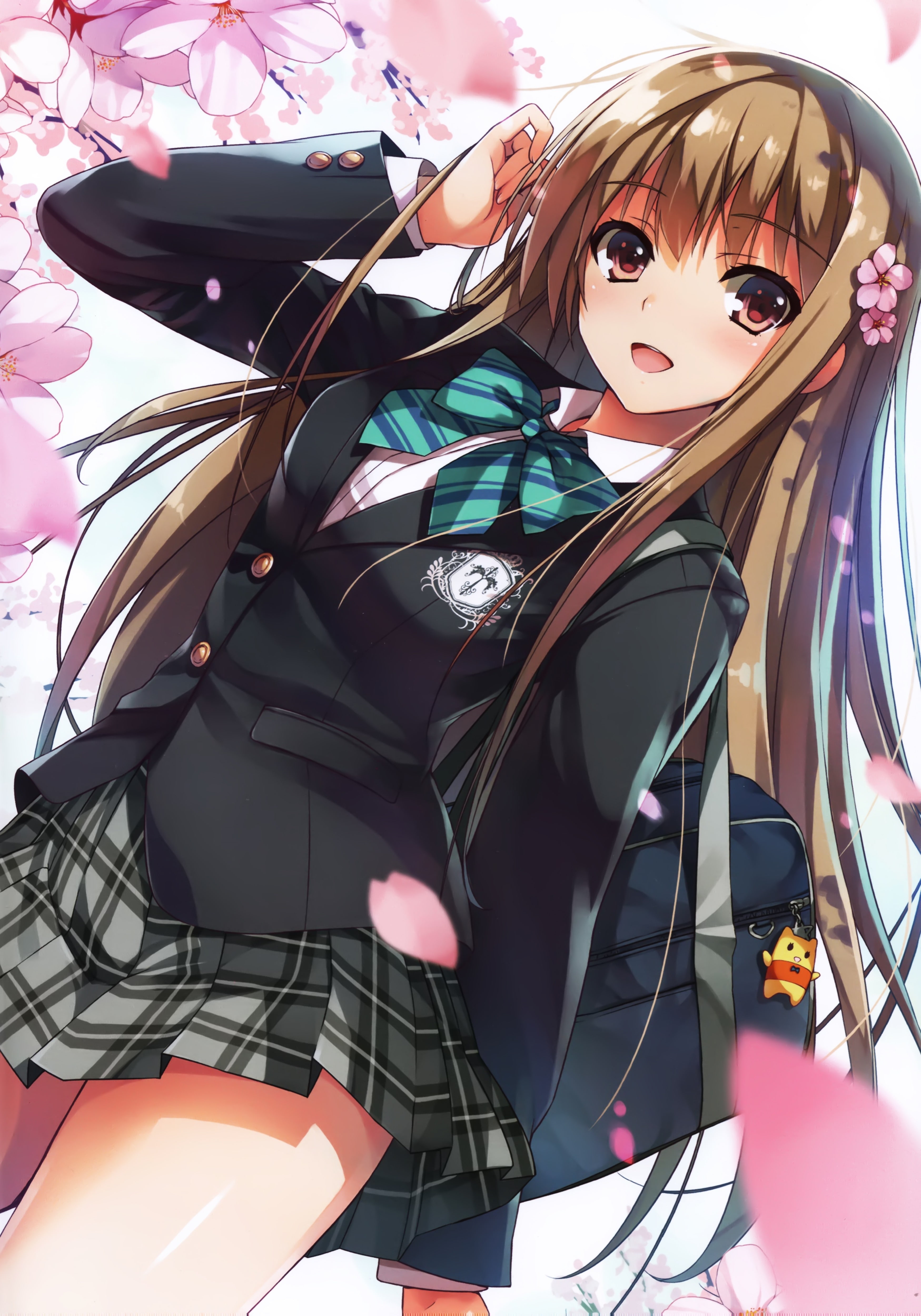 close-up, original characters, representation, disguise, 4K, creativity, long hair, amusement park, day, mask, indoors, carnival, Tomose Shunsaku, school uniform, Phone HD Wallpaper