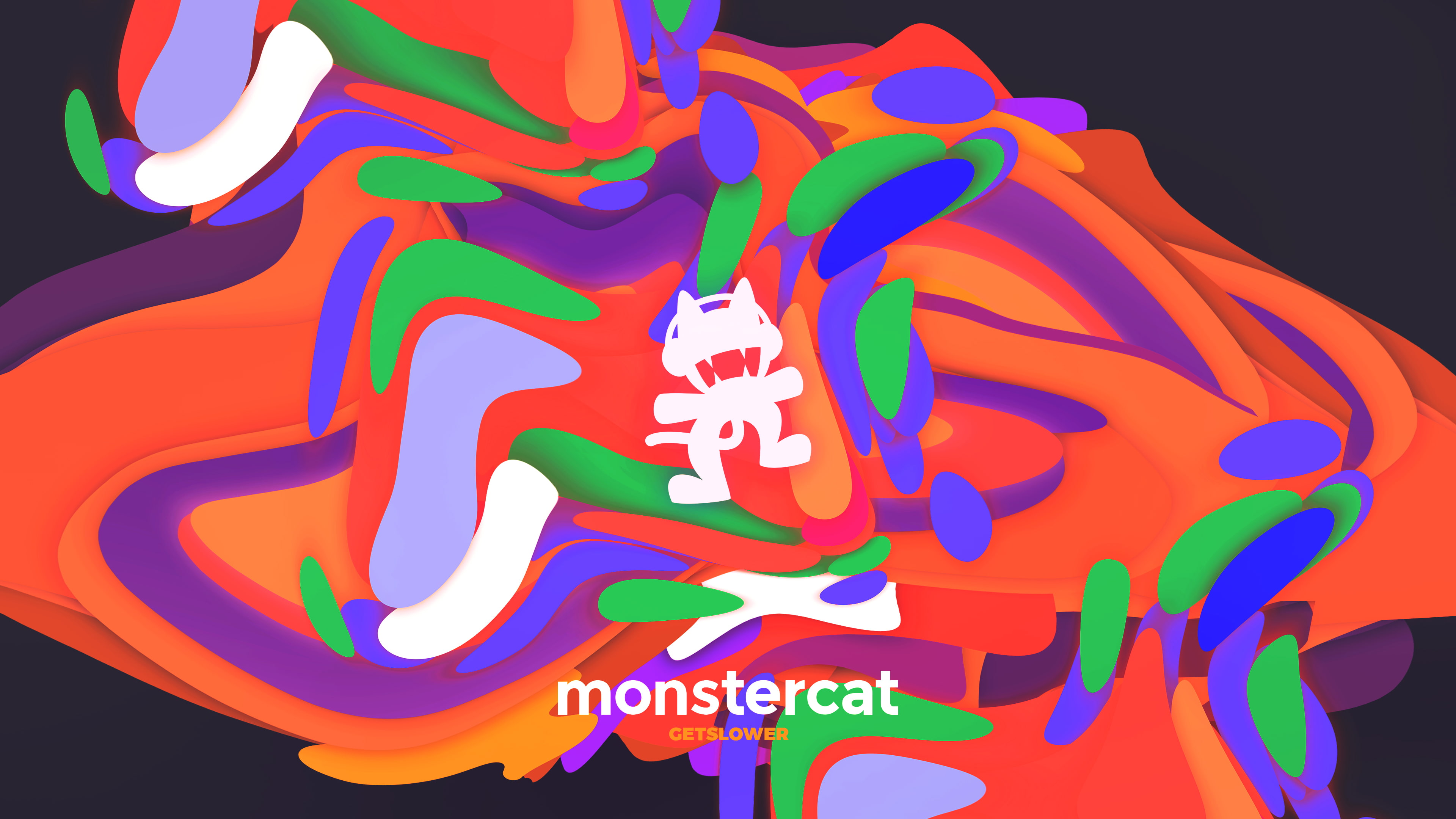 artwork, colorful, 4K, Monstercat, music, HD Wallpaper