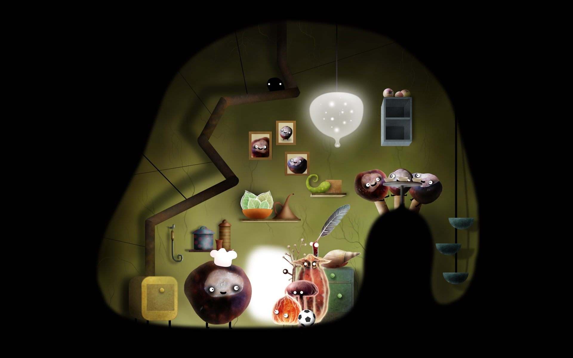 the game, Amanita Design, 1080P, Botany, Botanicula, HD Wallpaper