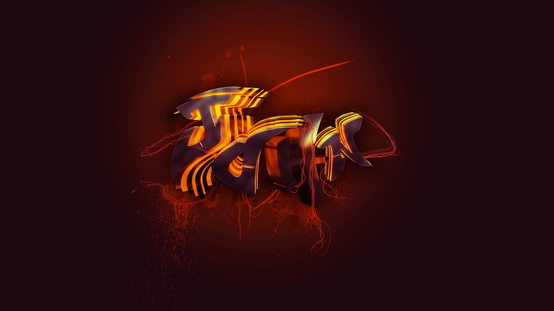 motion, vulnerability, digital art, black, orange color, video games, no people, glowing, typography, copy space, 1080P, luminosity, freshness, creativity, HD Wallpaper