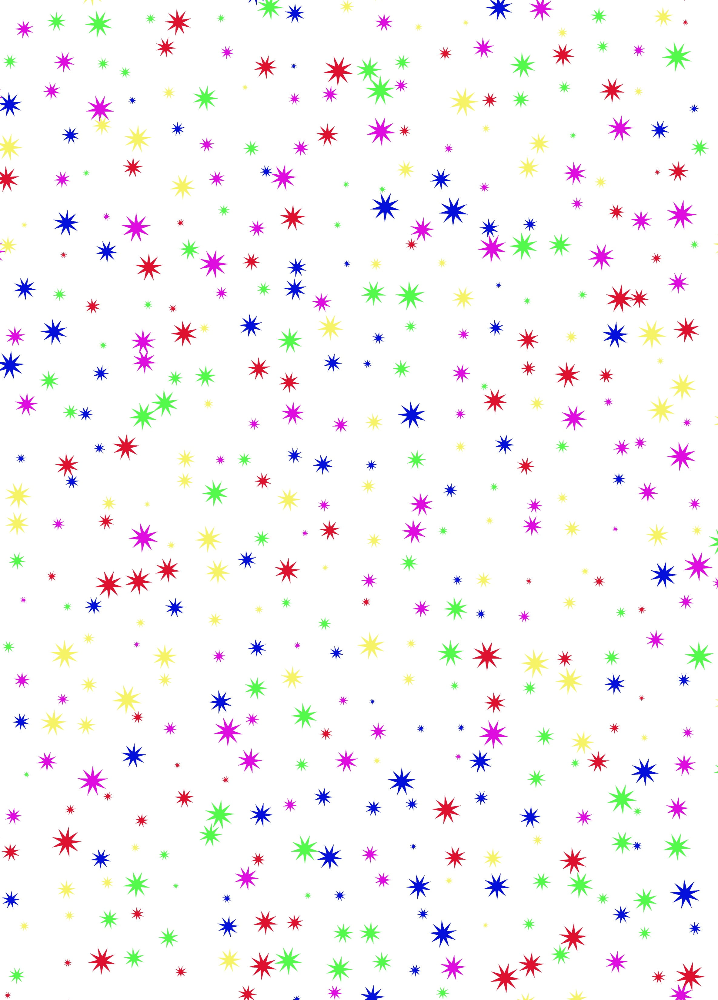 colorful, no people, backgrounds, stars, celebration, star, primary colors, decoration, variation, paper, vibrant, multi colored, ink, creativity, design, Phone HD Wallpaper