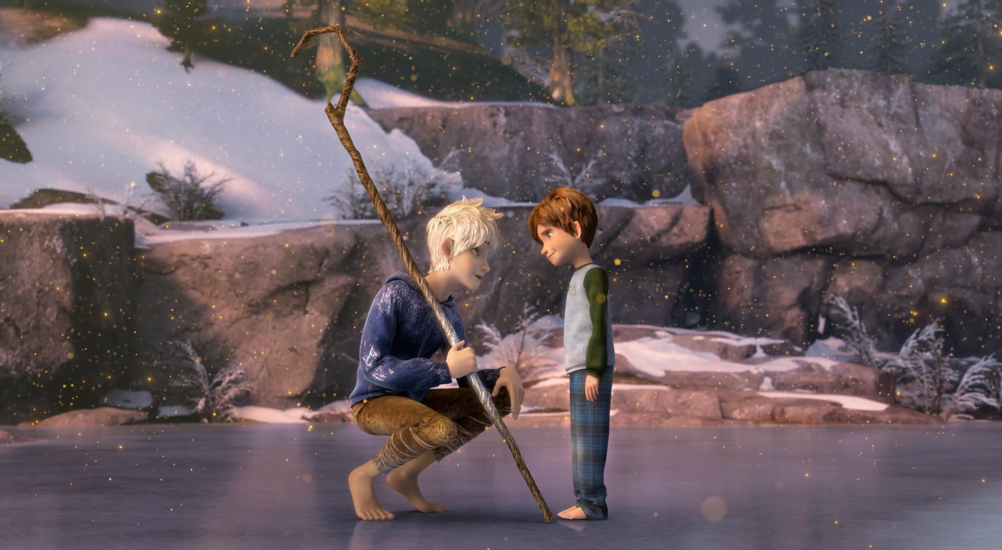men, lake, guardians, boy, childhood, Jamie, casual clothing, Jack Frost, women, day, outdoors, boys, digital, frost, males, two people, real people, HD Wallpaper