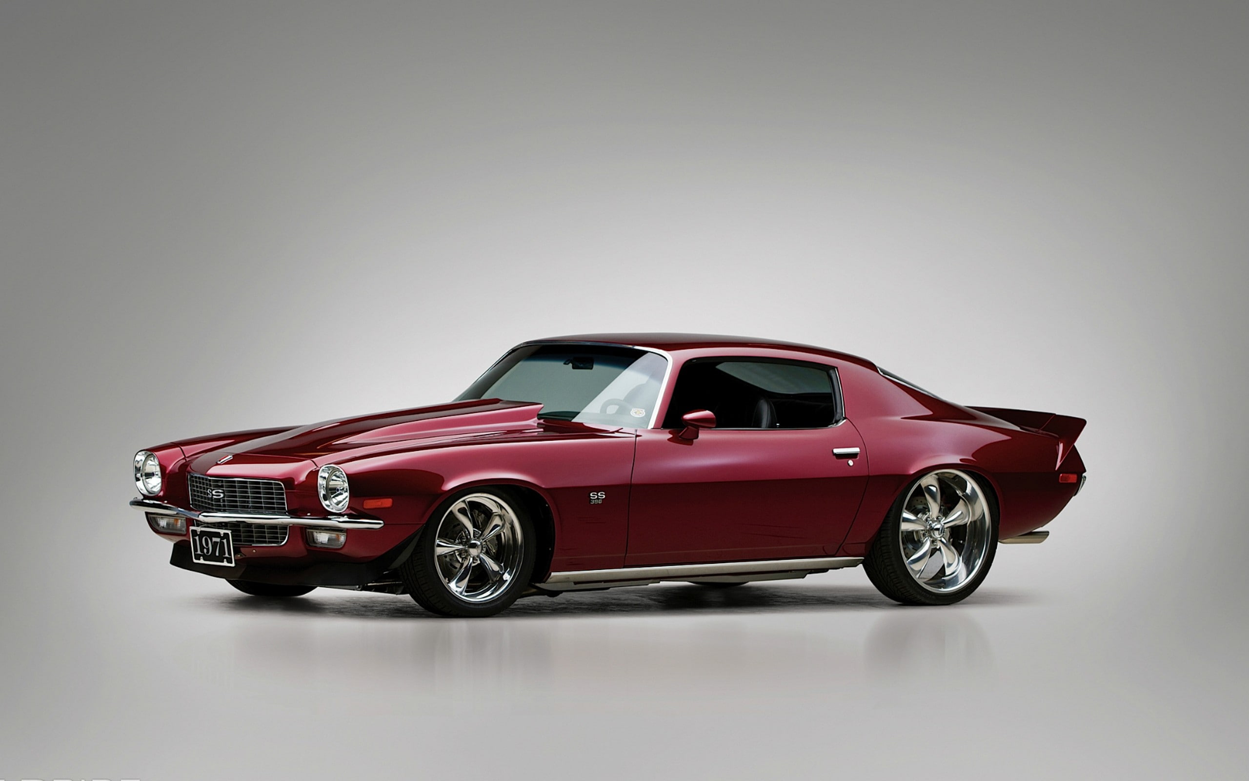 2K, vehicle, Camaro, simple background, car, old car, HD Wallpaper