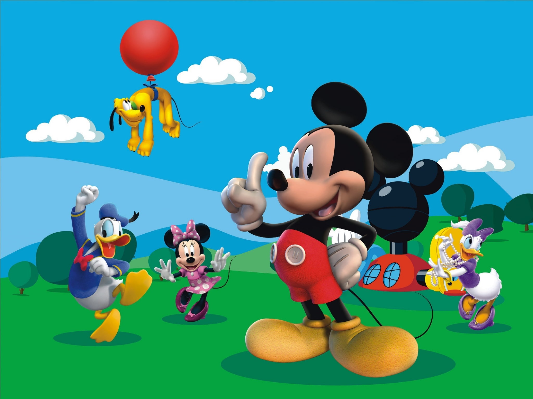 nature, large group of objects, males, childhood, group of people, women, cloud - sky, men, people, mickey mouse  widescreen, adult, offspring, sport, girls, HD Wallpaper