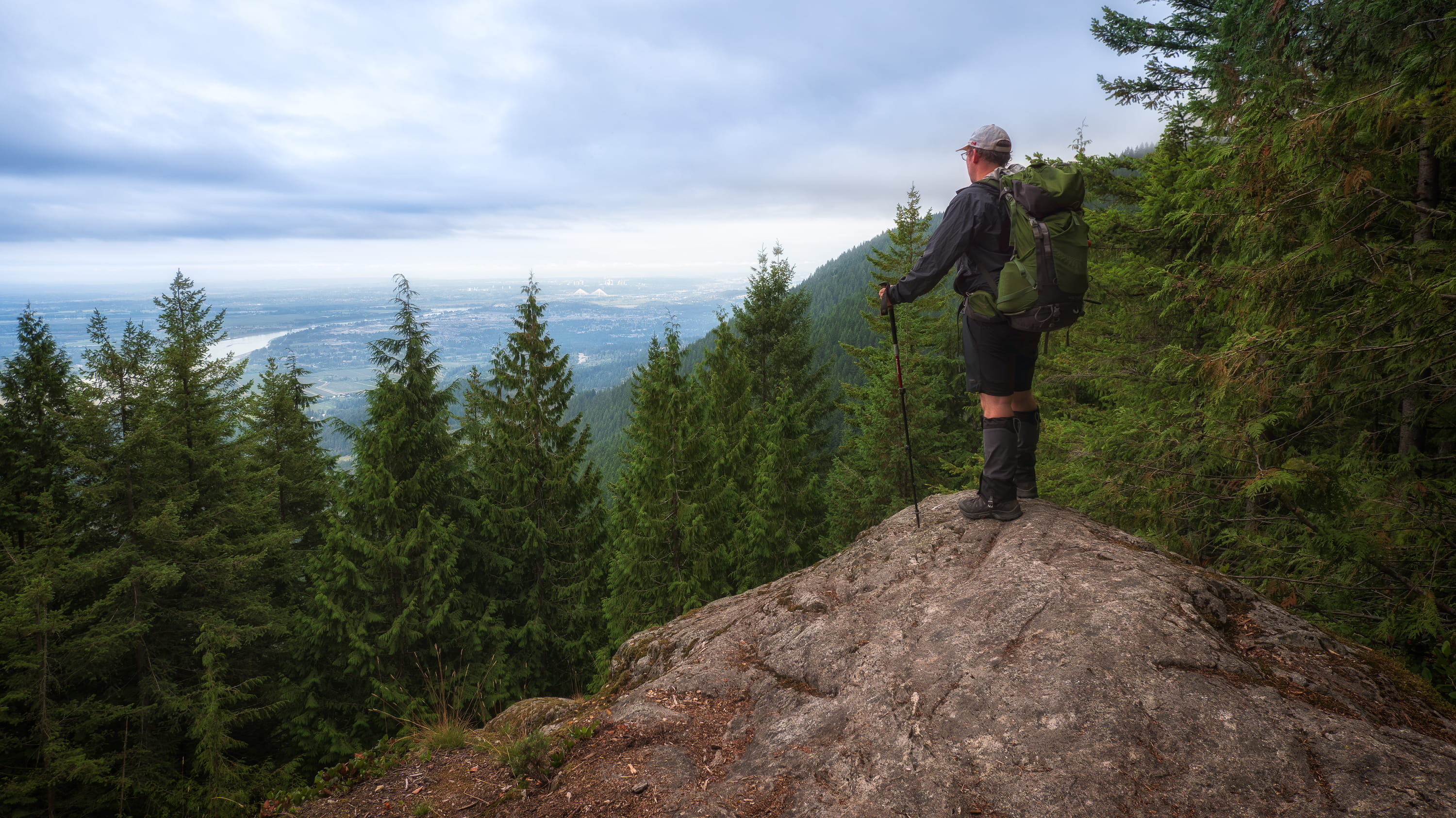 standing, beauty in nature, nature, munro lake trail, one person, non-urban scene, coquitlam, canada, leisure activity, lifestyles, real people, activity, HD Wallpaper