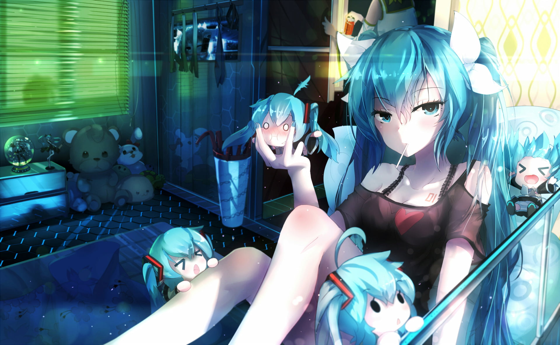 creativity, representation, day, 1080P, human representation, Dubstep, window, female, reflection, female likeness, store, Anime, art and craft, retail display, HD Wallpaper