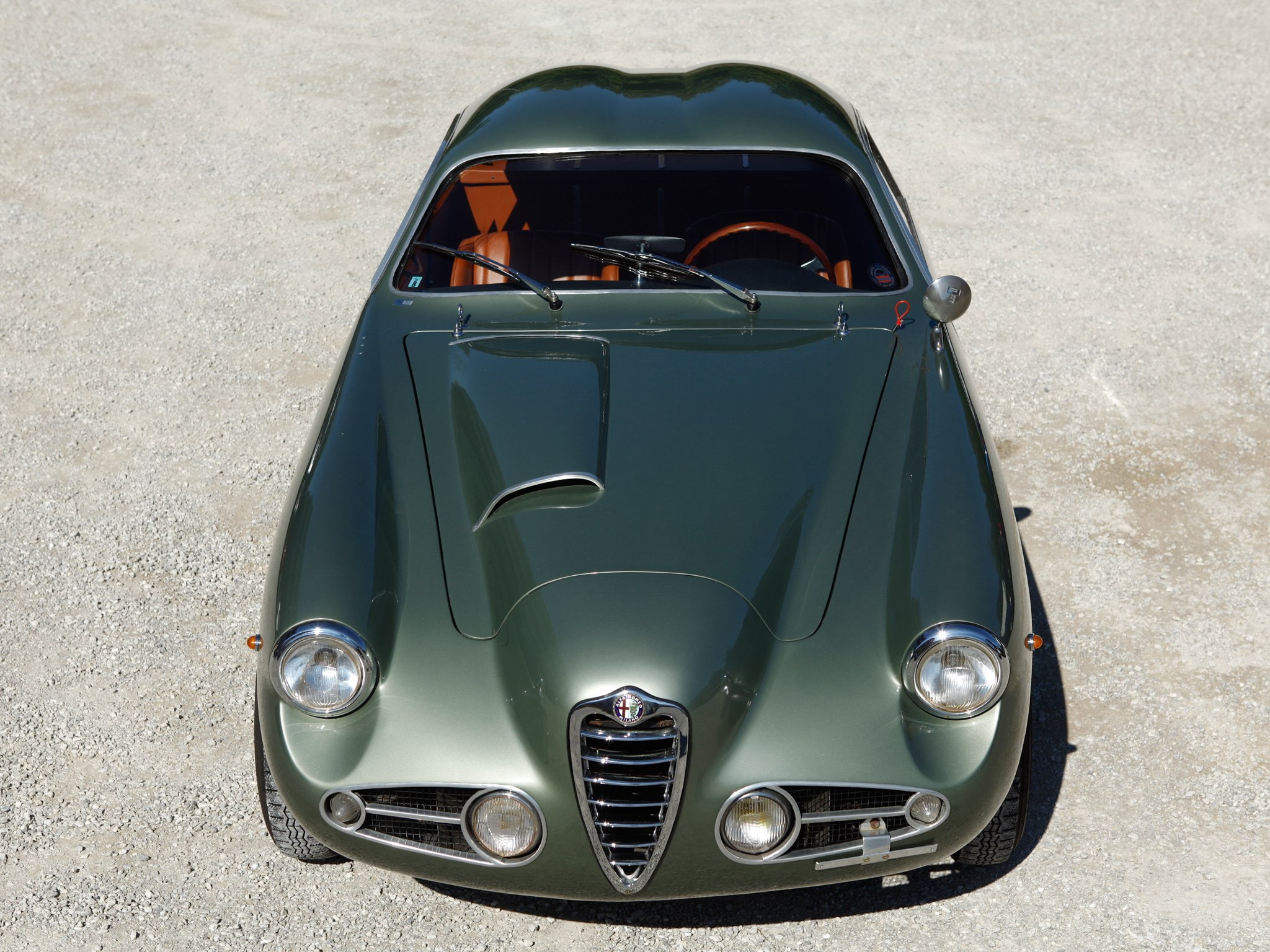 romeo, sprint, 1900, zagato, alfa, 1080P, classic, super, ssz, cars, HD Wallpaper