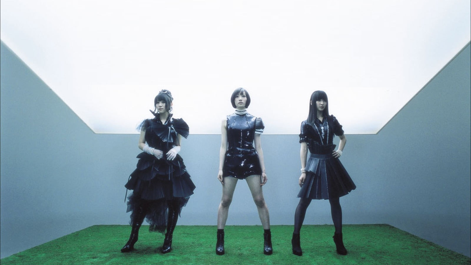 standing, representation, fog, full length, technology, 720P, costumes, hairstyle, Asian, adult, people, fashion, young adult, J-pop, copy space, Perfume (Band), HD Wallpaper