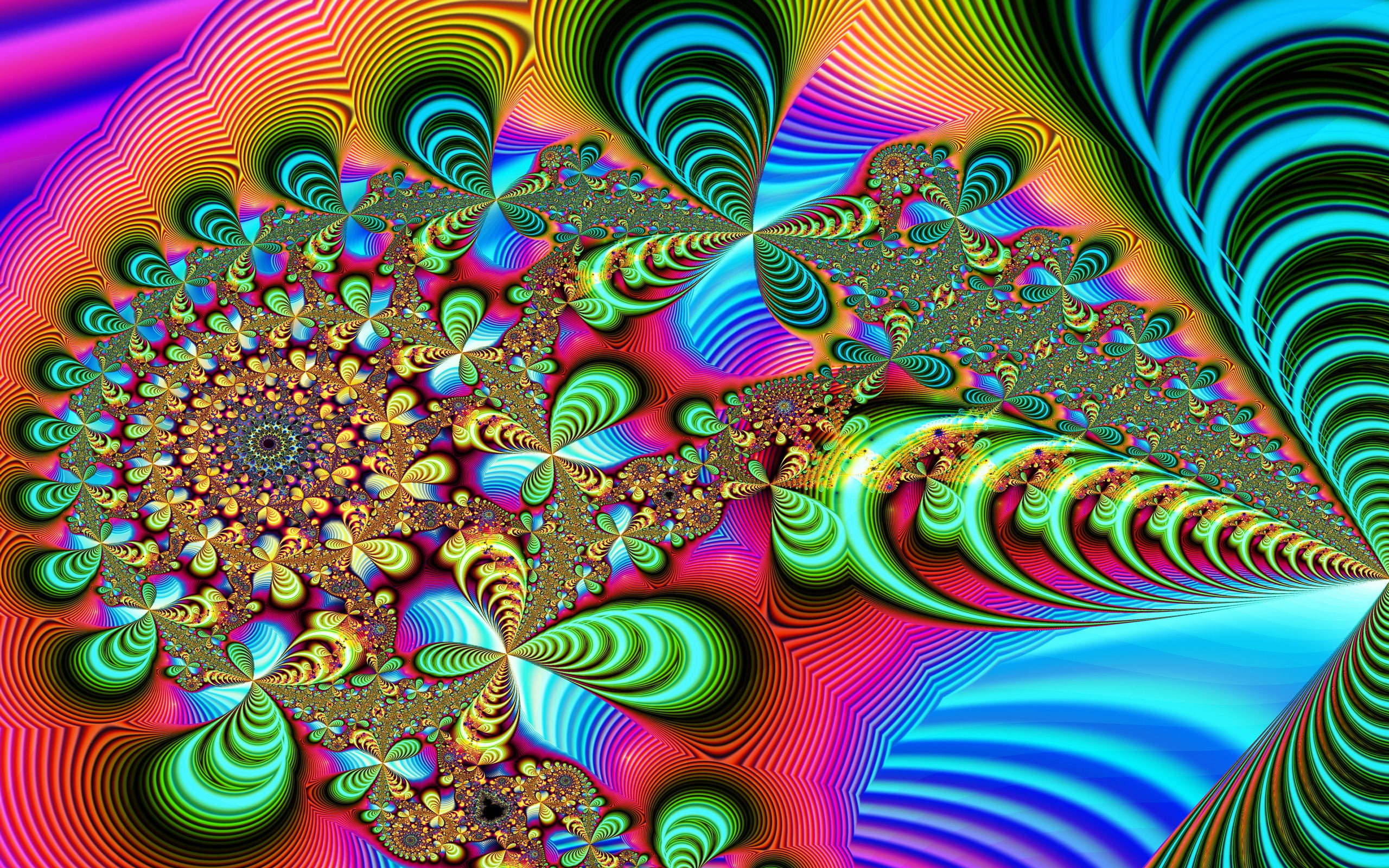 fractal, hd, 2K, abstract, HD Wallpaper