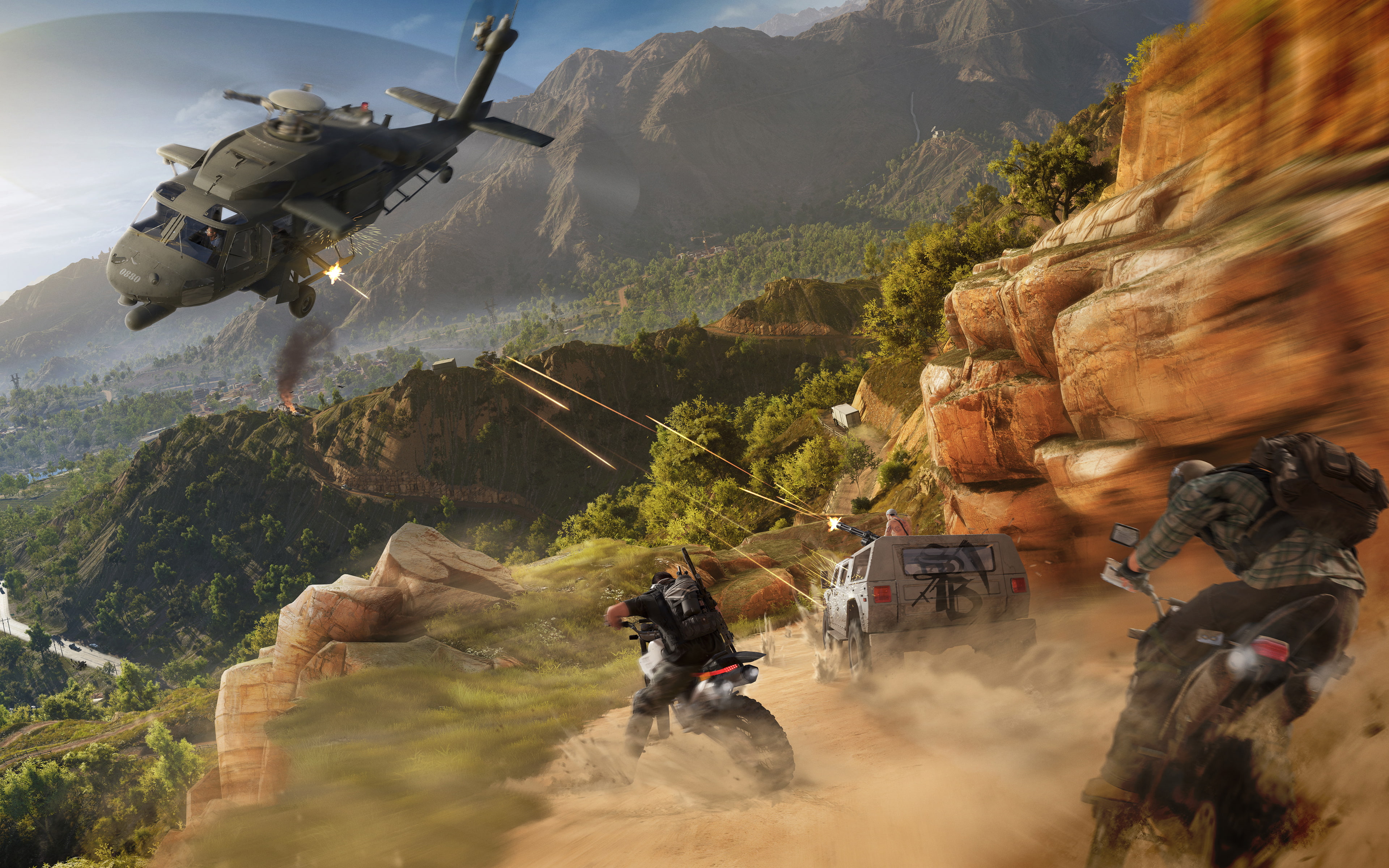 Ghost, 2017, clancys, Wildlands, 4K, Recon, Tom, HD Wallpaper