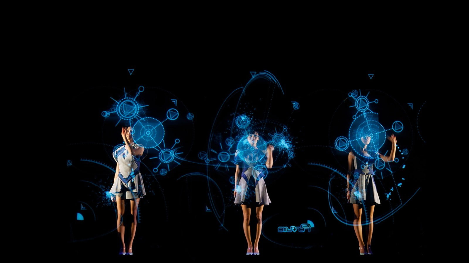 Asian, science fiction, Perfume (Band), women, Concerts, 720P, Hologram, HD Wallpaper