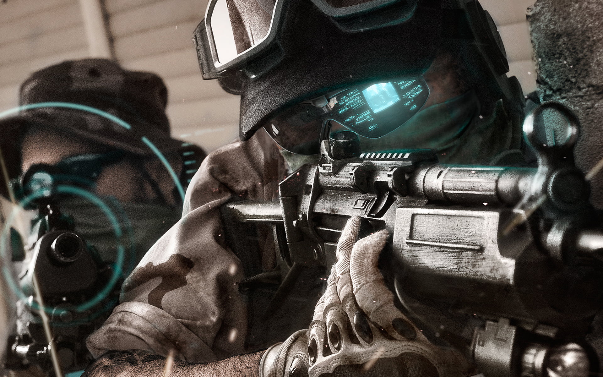 indoors, glasses, security, soldiers, special, armed Forces, operations, infantry, close-up, equipment, Tom Clancys, machines, mode of transportation, military, HD Wallpaper
