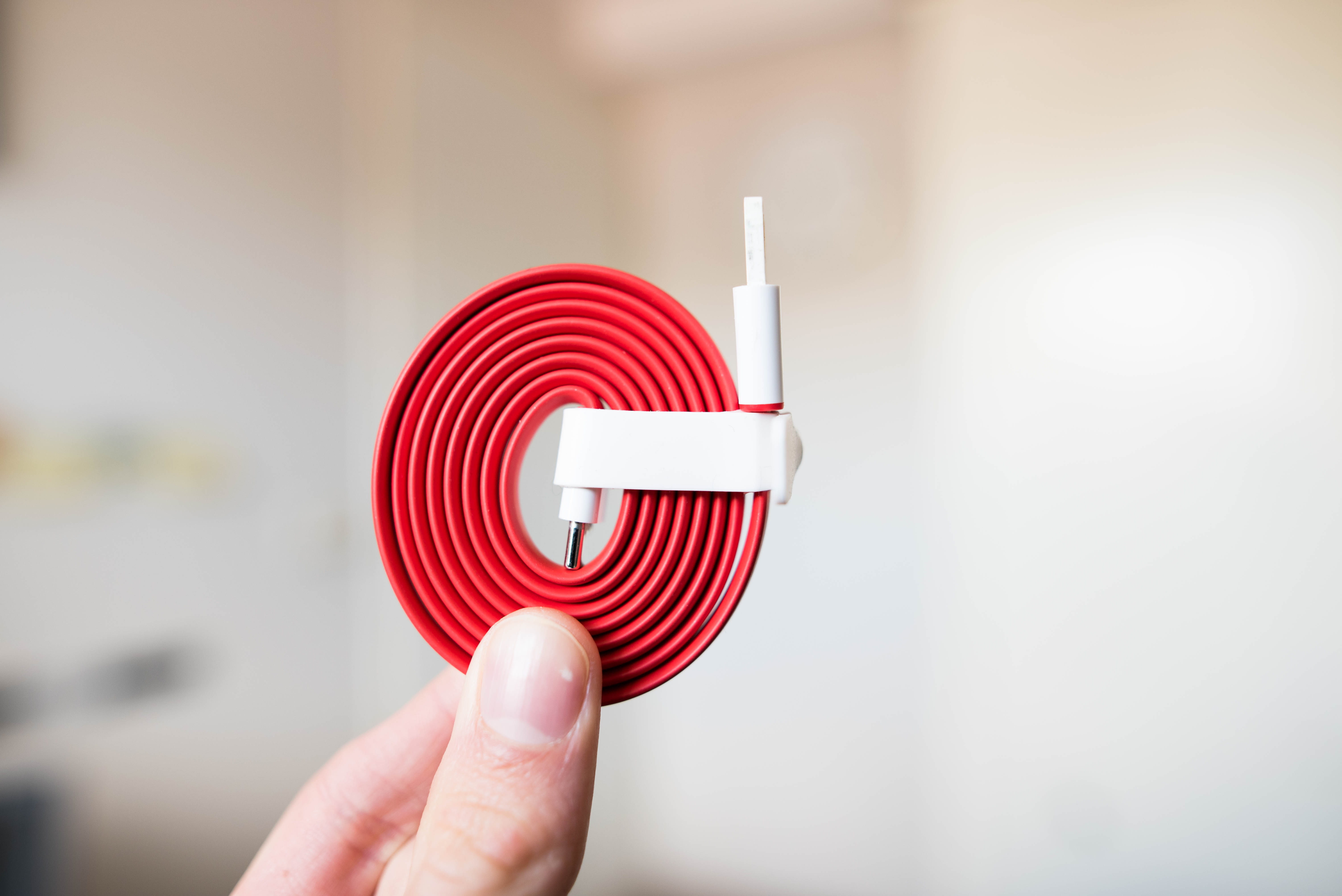 minimalistic, human body part, temptation, person, adult, body part, cable, red, minimal, technology, finger, indoors, human hand, 5K, oneplu, detail, HD Wallpaper