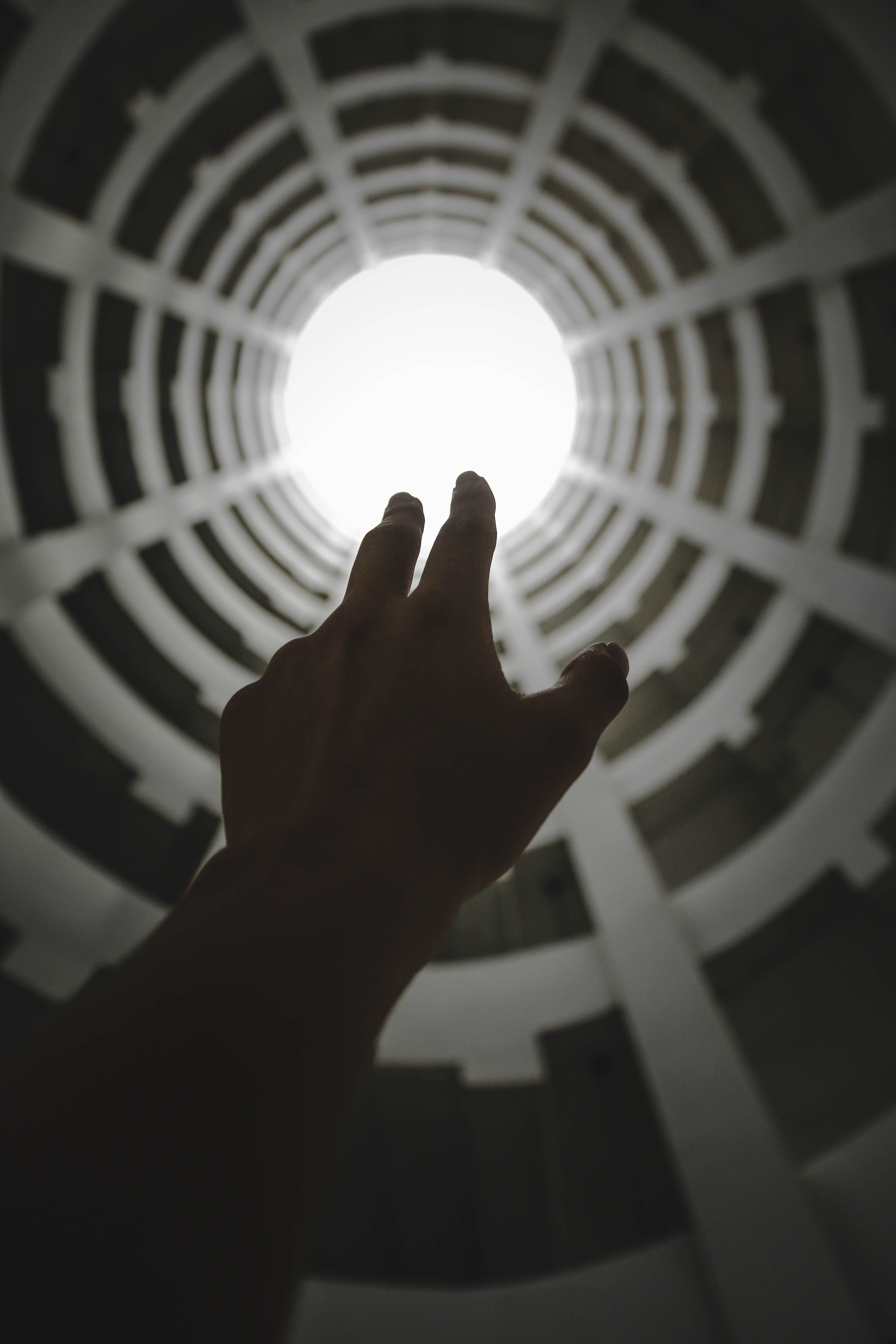 human, human finger, sunlight, banister, light, built structure, personal perspective, holding, hand, sky, body part, sewer, hair, person, human hand, lock, Phone HD Wallpaper