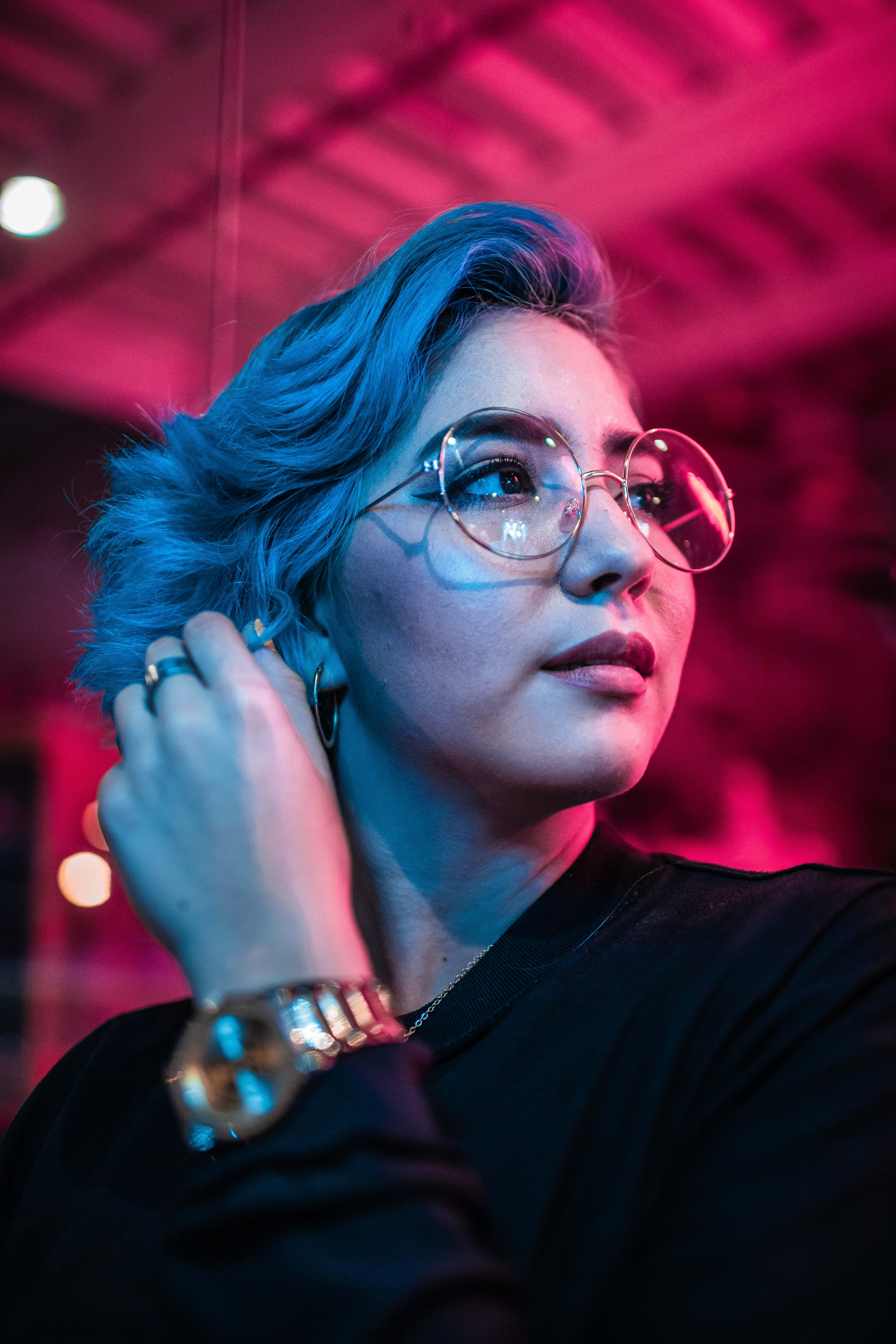 vehicle, accessories, purple, portrait, human, looking, goggles, young women, real people, light, wearing, focus on foreground, flare, women, one person, Phone HD Wallpaper