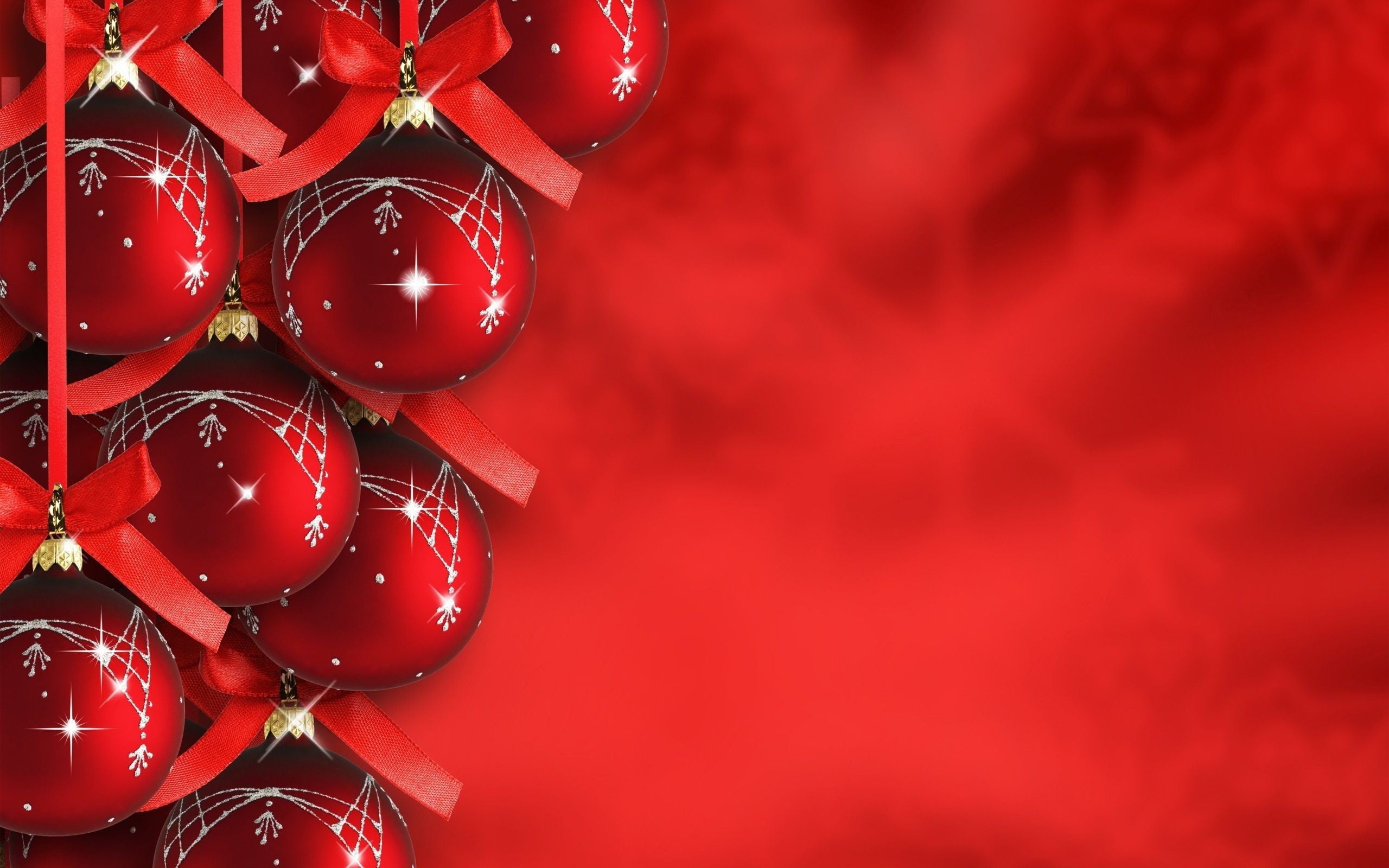 holiday - event, backgrounds, religion, decoration, holiday, tree, baubles, christmas ornament, event, 2K, bow, close-up, christmas decoration, Christmas, HD Wallpaper