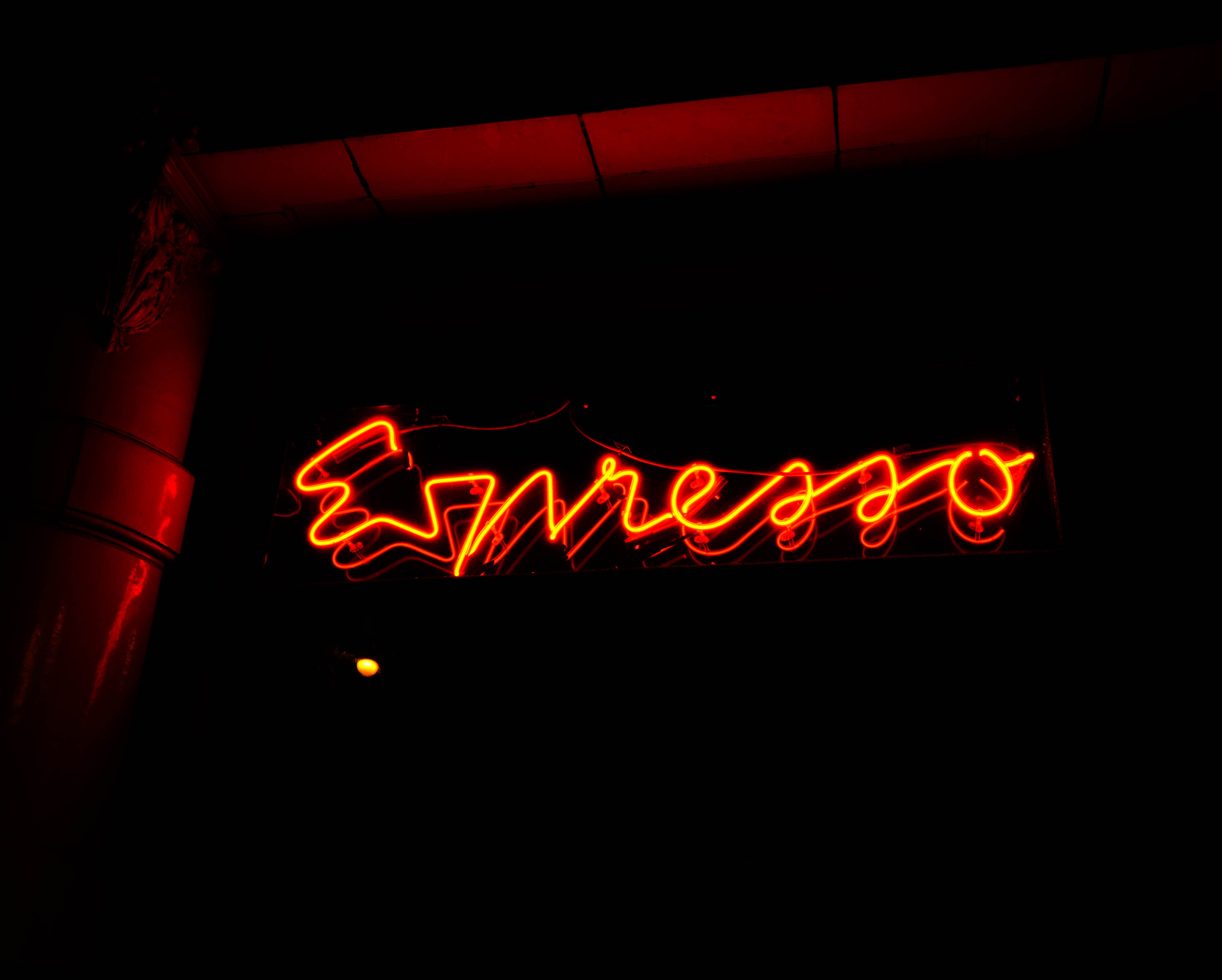 food, bracket, torch, symbol, inflatable, black background, food and drink, ampersand, indoors, heat - temperature, western script, illuminated, hood, espresso, HD Wallpaper