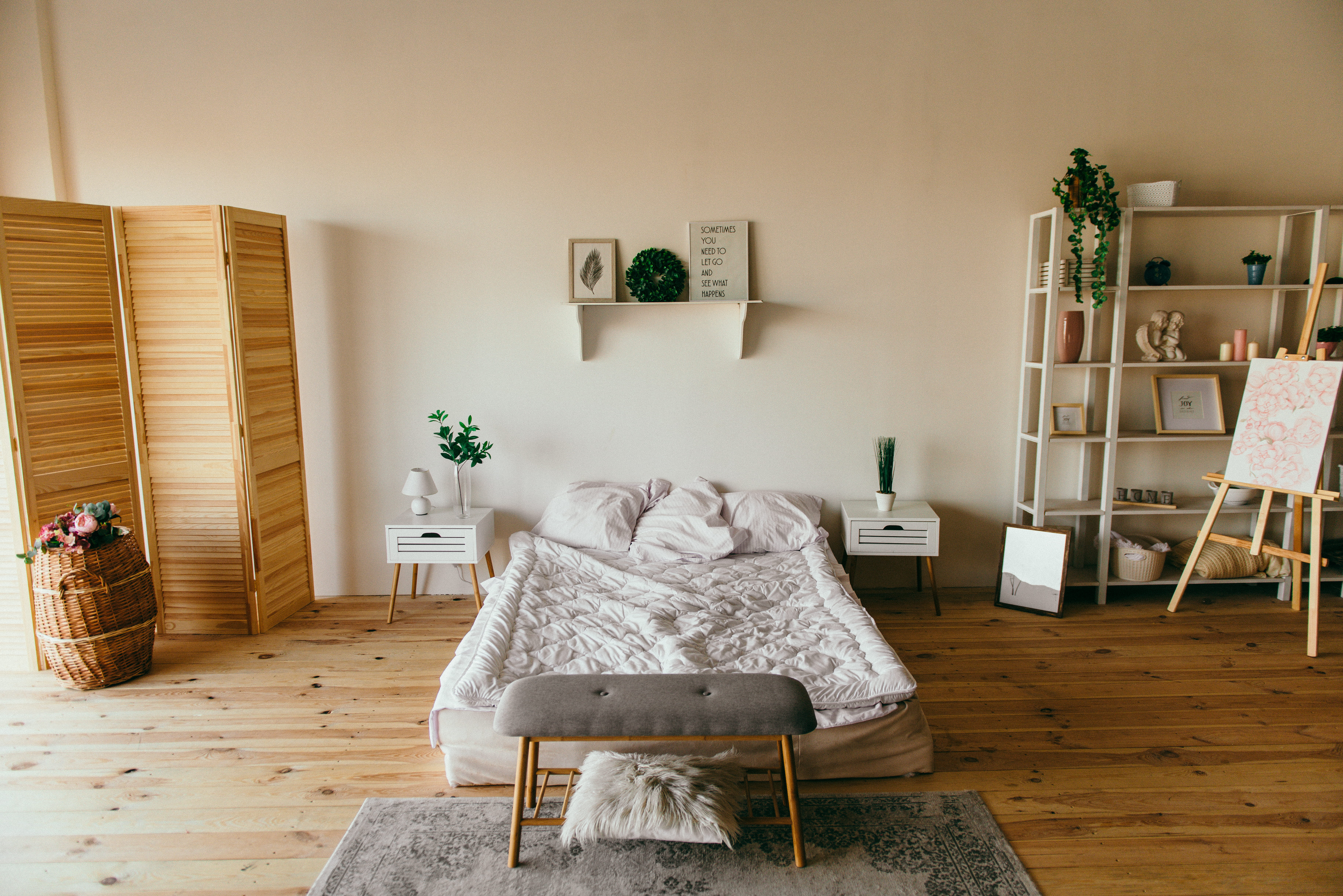 home, cushion, rug, chair, domestic room, lifestyles, home interior, furniture, spacious, shelves, comfortable, interior design, comfort, bedroom, people, HD Wallpaper