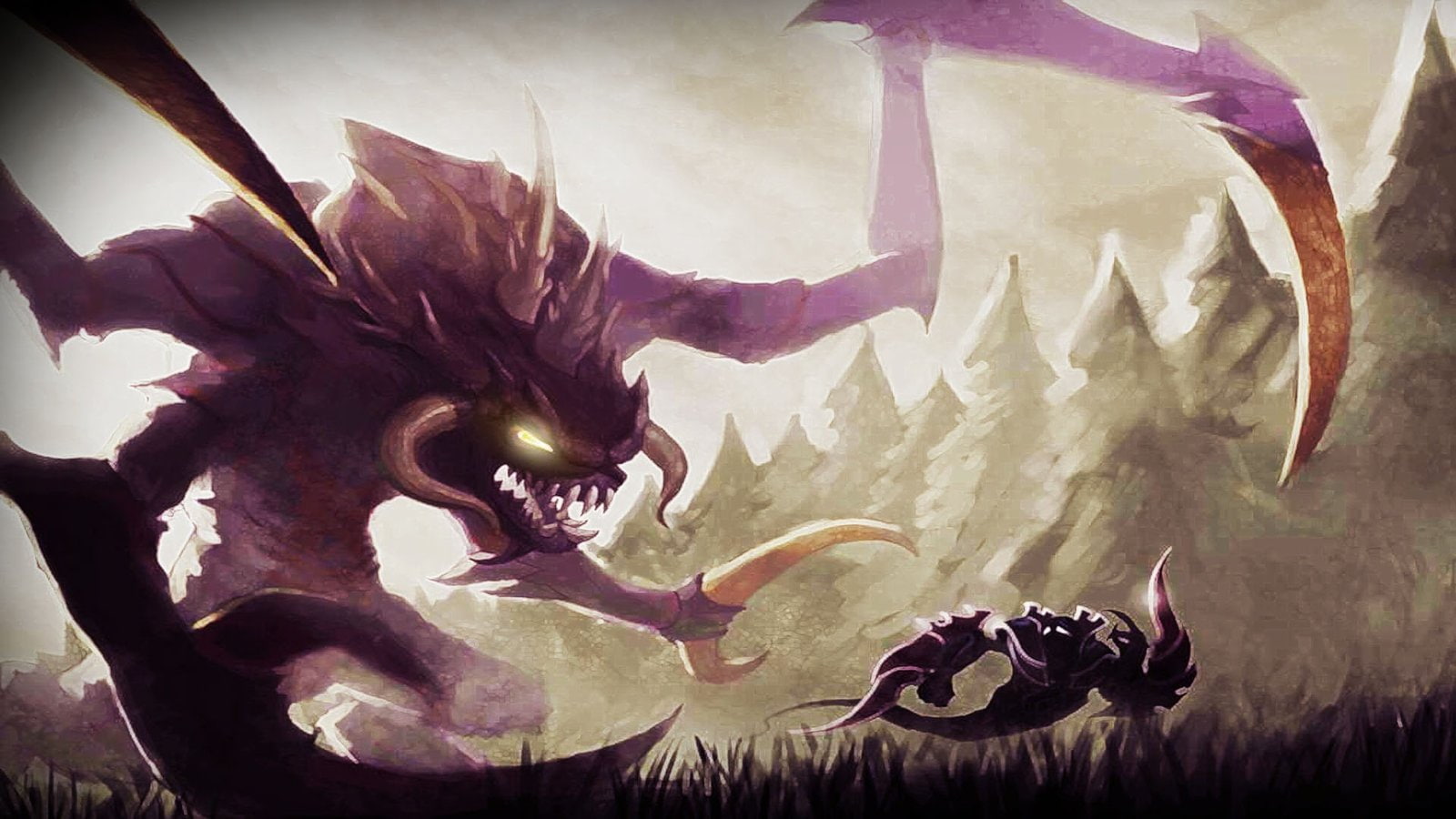 League Of Legends, Chogath (League Of Legends), 720P, Nocturne (League of Legends), Video Game, HD Wallpaper
