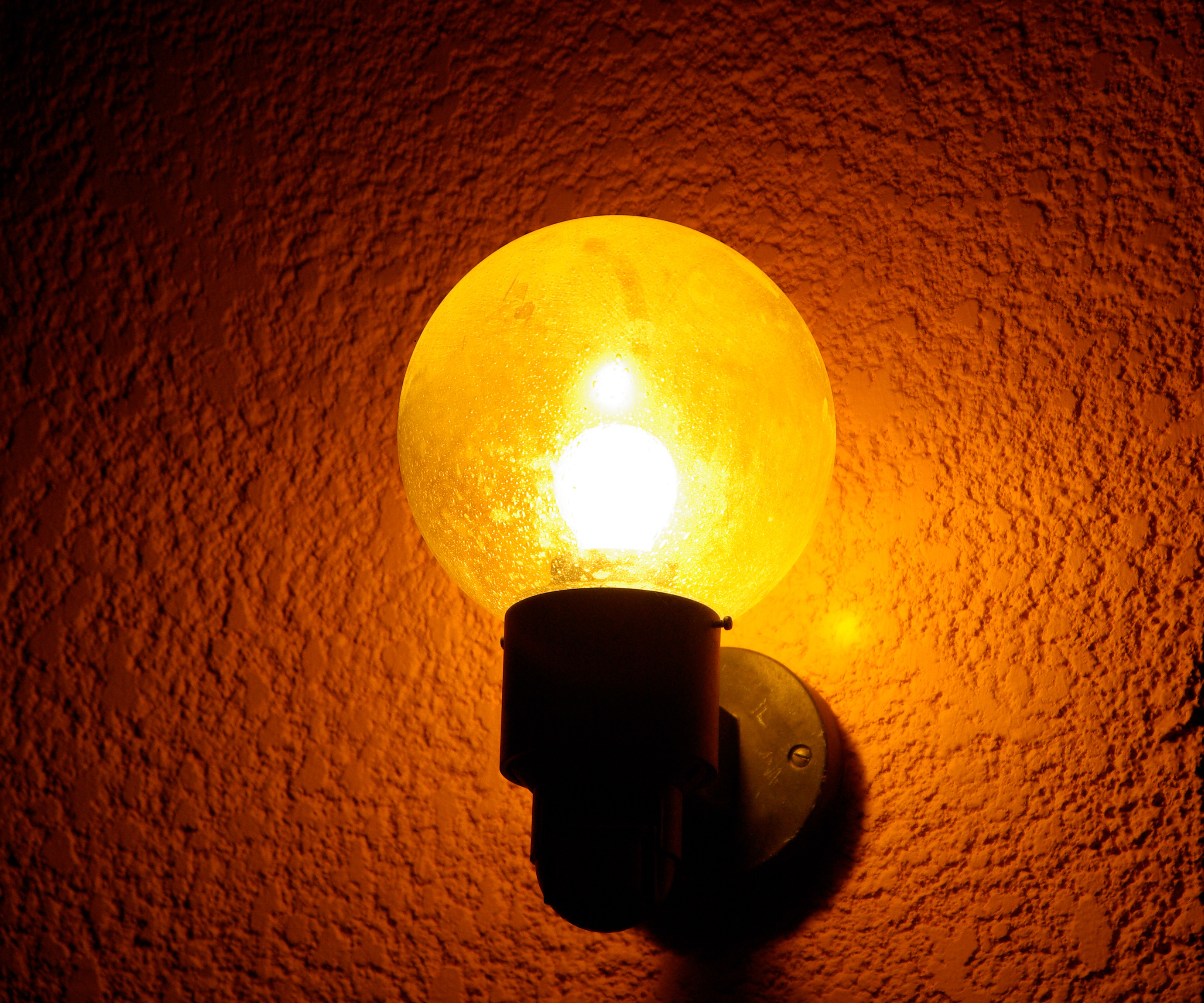 lighting, electrical equipment, low angle view, electric lamp, electric light, close-up, light fixture, illuminated, night, wall - building feature, luminaire, HD Wallpaper