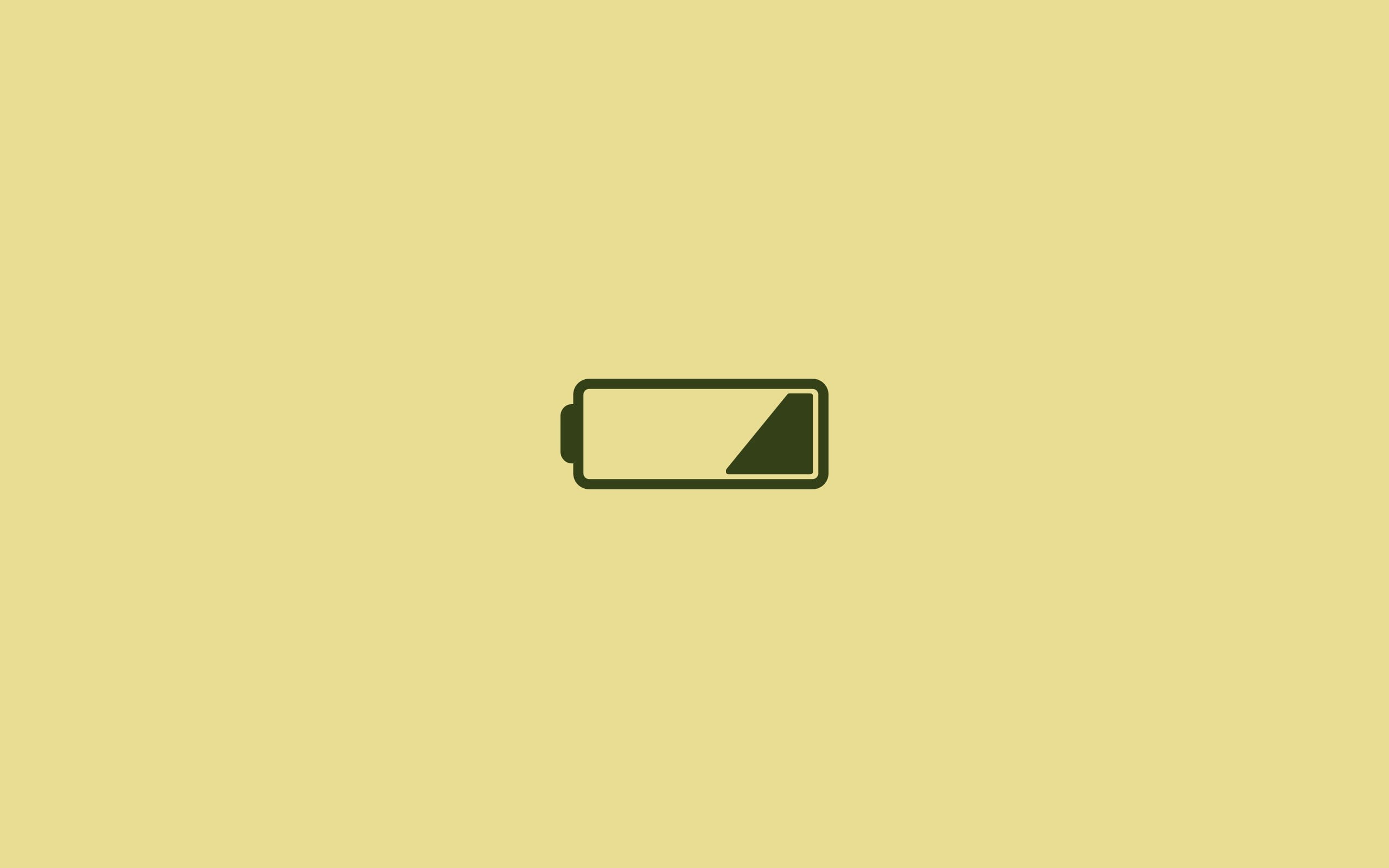 low, battery, 2K, HD Wallpaper
