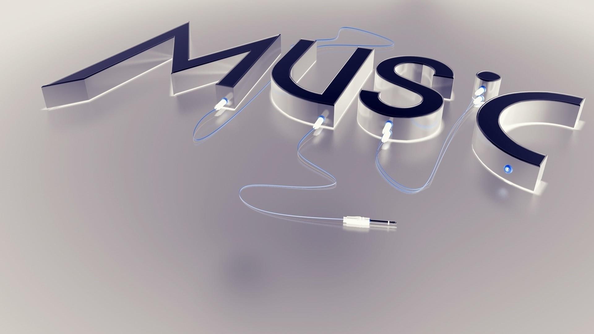digital art, logo, text, graphics, music, 1080P, HD Wallpaper