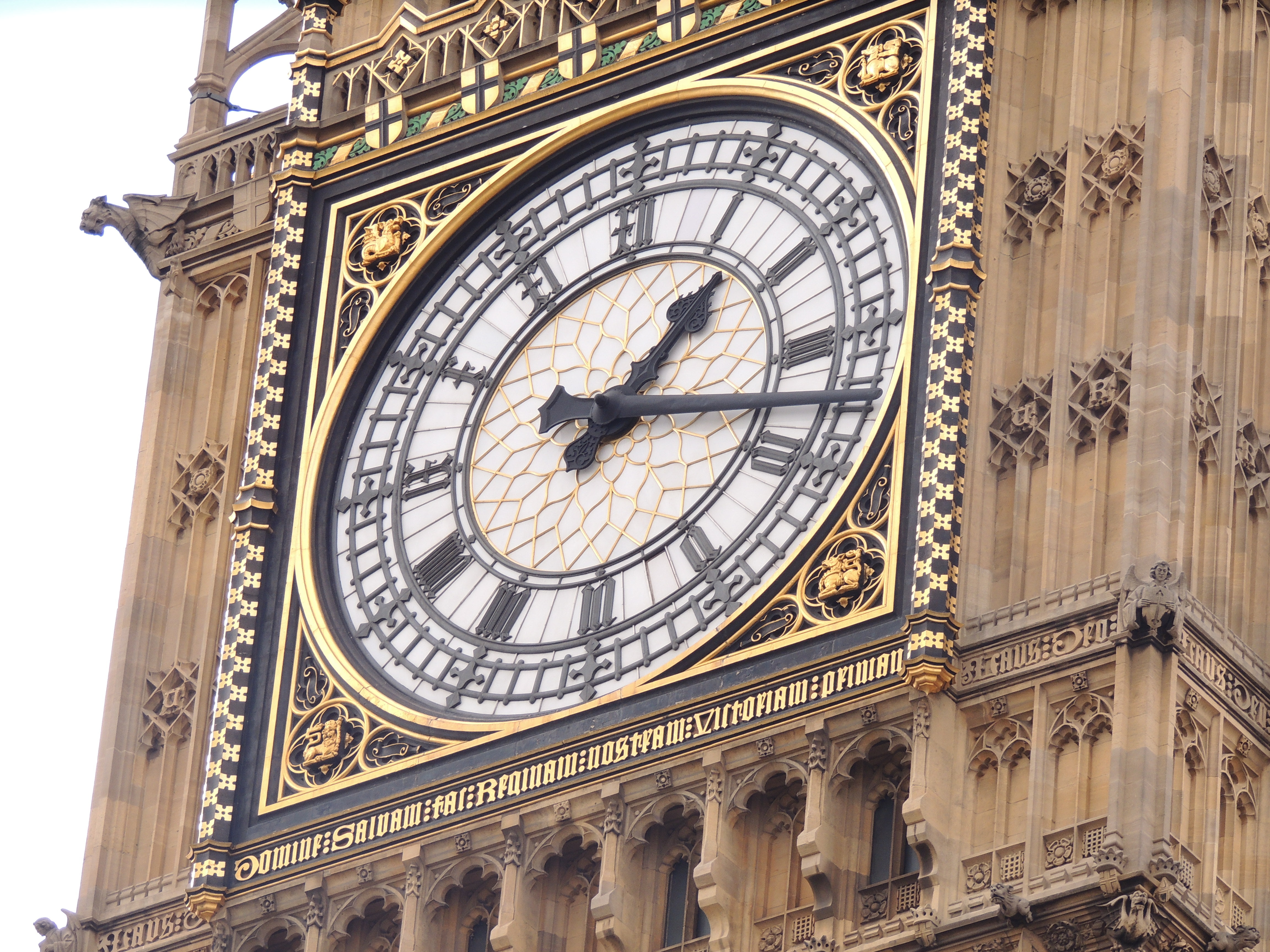 architecture, the past, clock tower, building exterior, day, built structure, England, tourism, roman numeral, low angle view, minute hand, time, roman, HD Wallpaper
