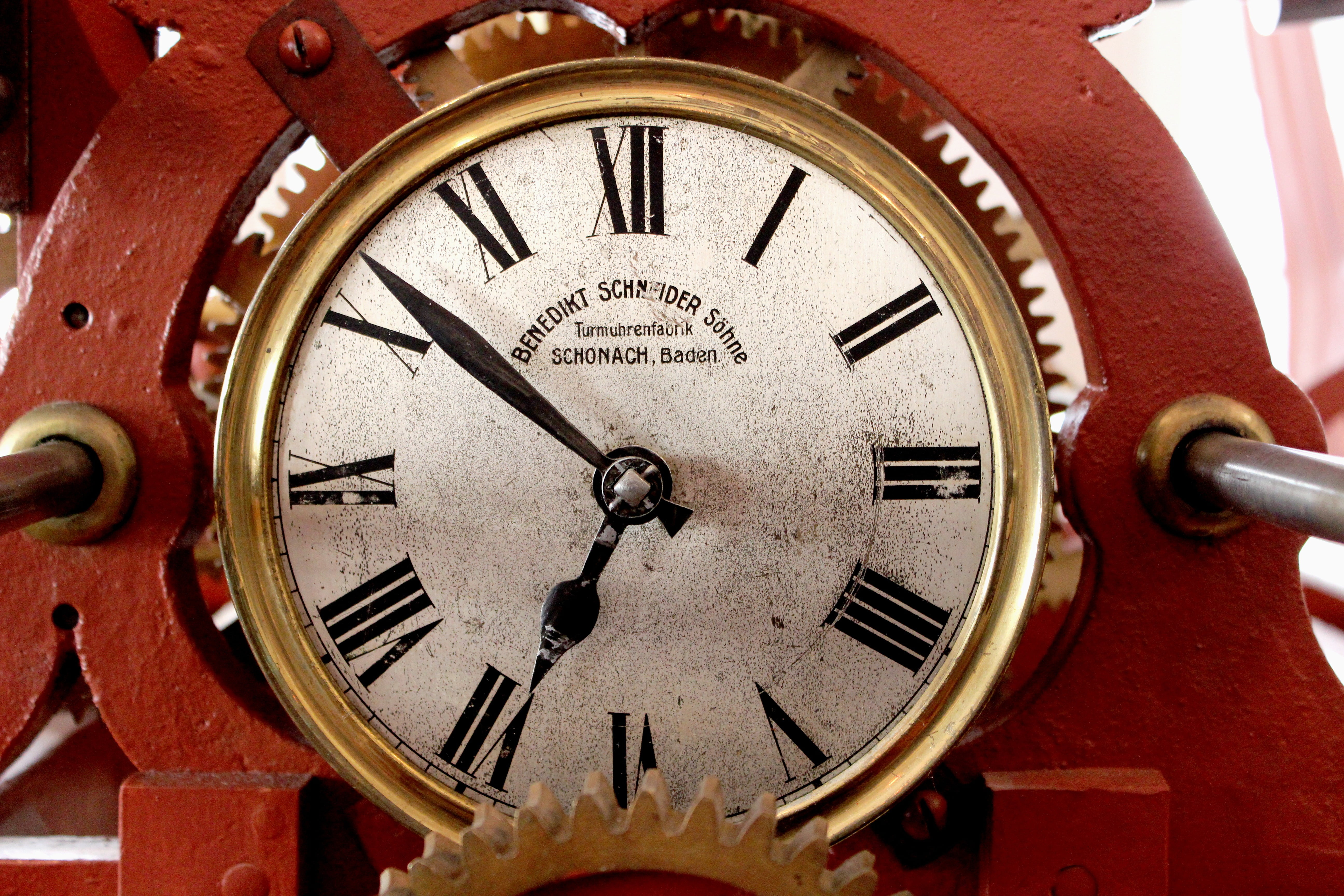 roman numerals, 5K, 12 OClock, second Hand, machinery, instrument of Time, clock Face, technology, time, round, watch, antique, deadline, analog, the Past, HD Wallpaper