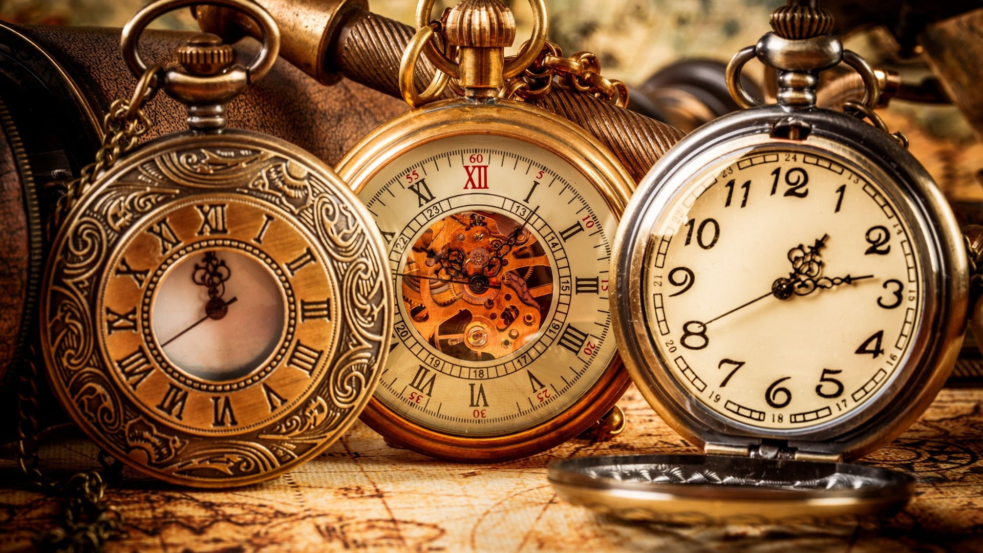 watch, clocks, 1080P, vintage, HD Wallpaper