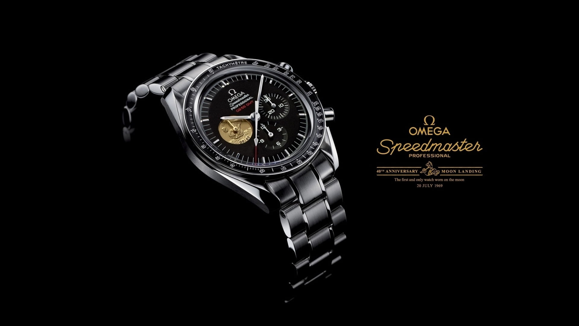 instrument of Time, wealth, minute Hand, symbol, jewelry, moon landing watch, chronograph, black Color, wrist, luxury, copy space, studio shot, metal, number, HD Wallpaper