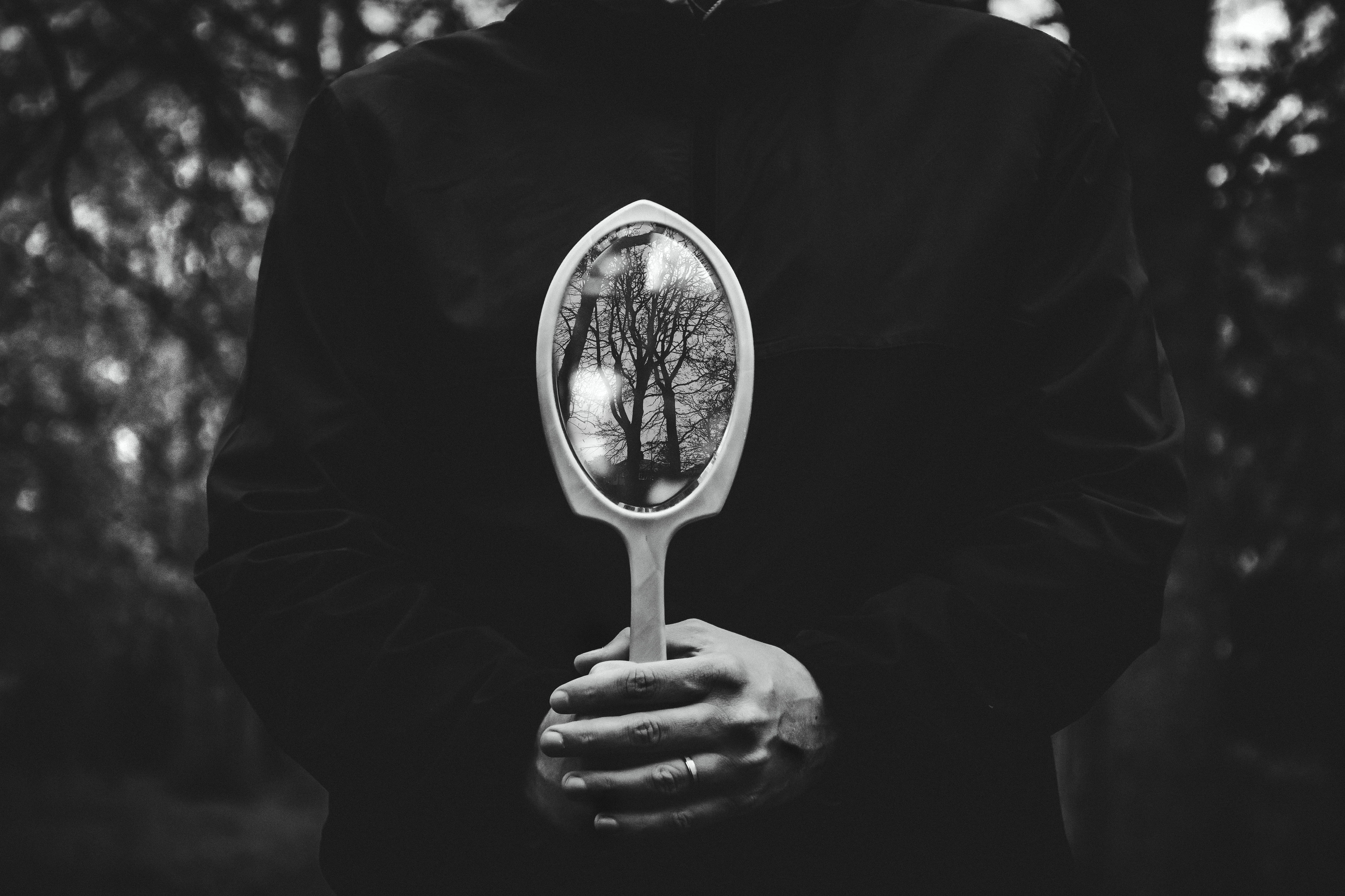 hand, standing, light, hands, portrait, holding, art, wear, woods, obscured face, one person, day, front view, lifestyles, focus on foreground, person, HD Wallpaper