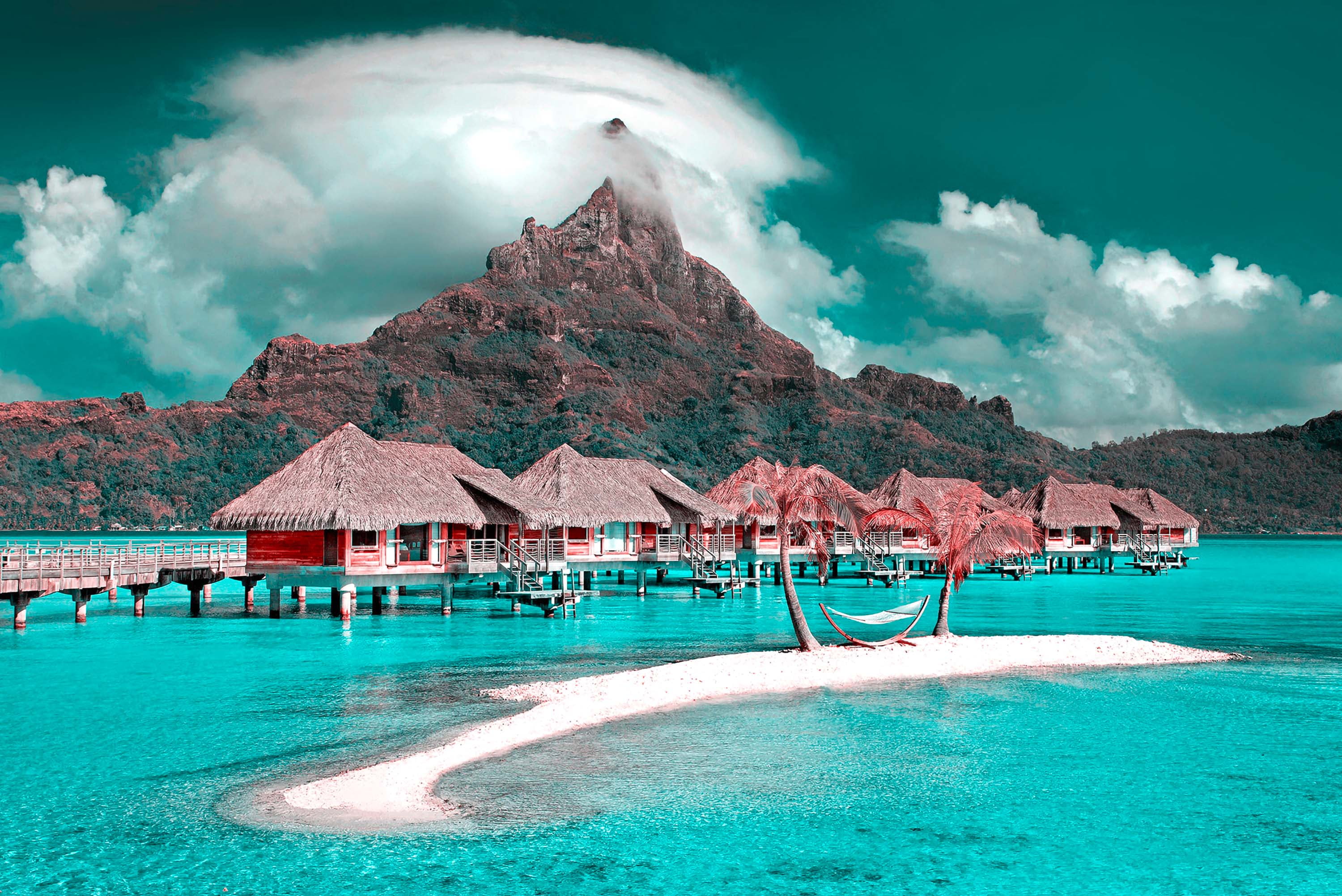 Hut, Maldives, 2K, Man Made, Resort, House, HD Wallpaper