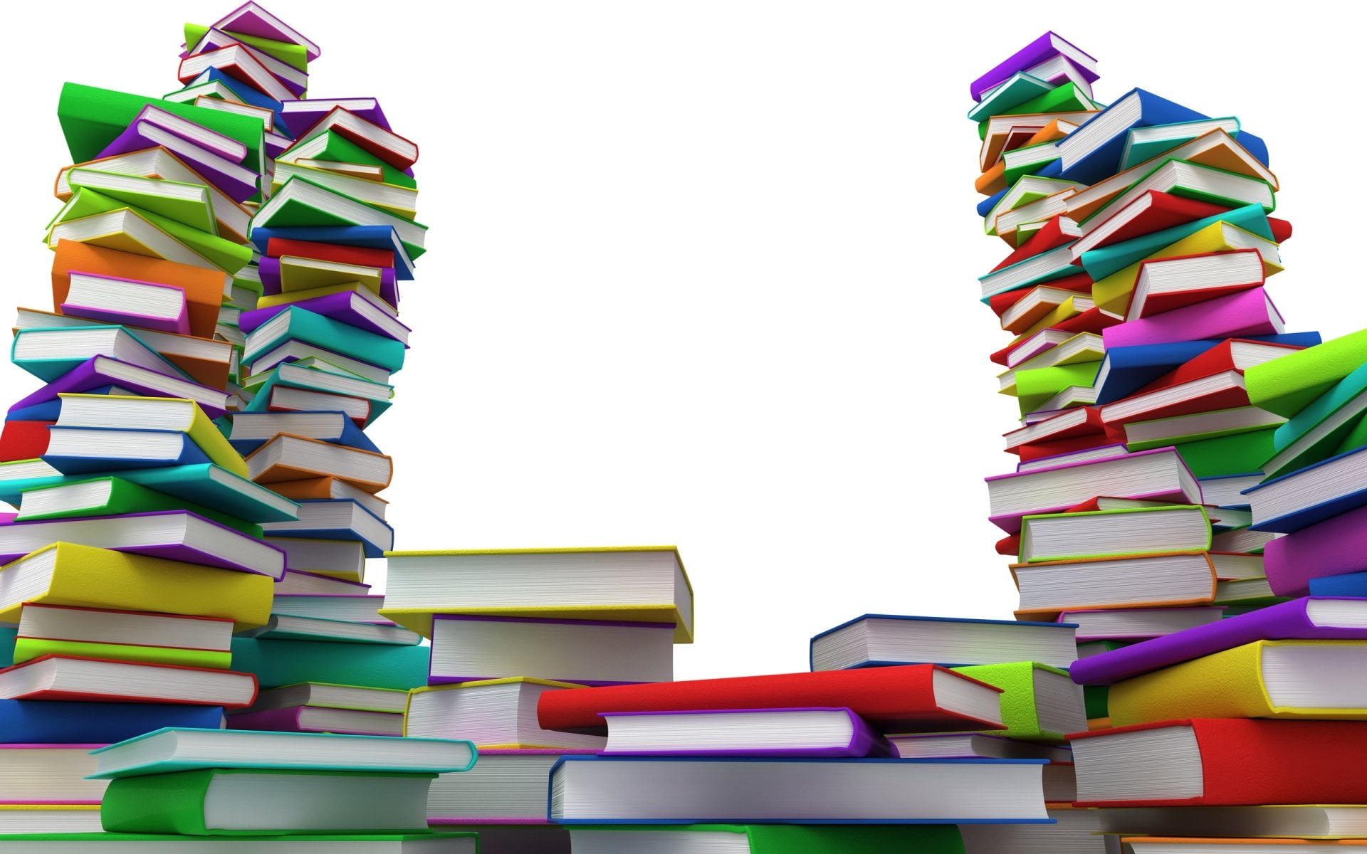 Man Made, multi colored, learning, large group of objects, abundance, illustration, publication, collection, choice, assorted, color, stack, 1080P, literature, HD Wallpaper