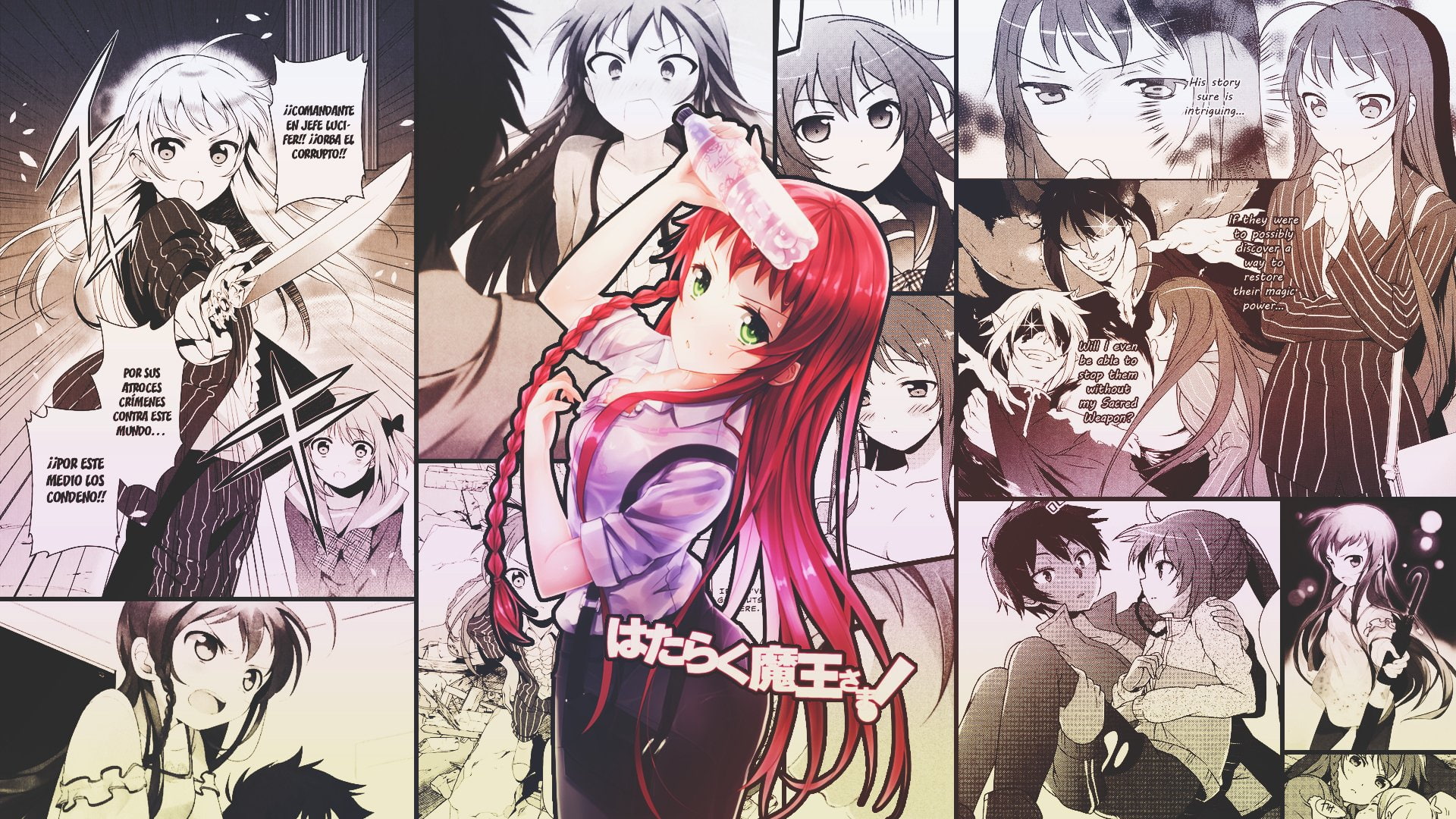 1080P, Anime, The Devil Is a Part-Timer!, HD Wallpaper