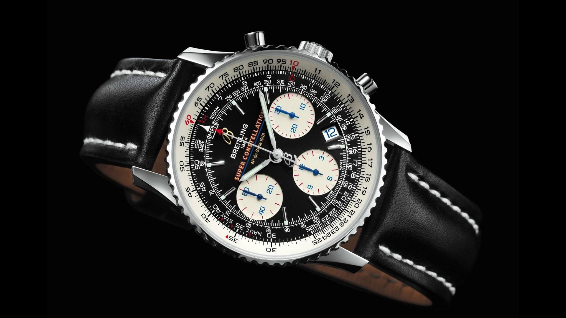 1080P, time, breitling, clock, jewelry, luxury, watch, detail, HD Wallpaper