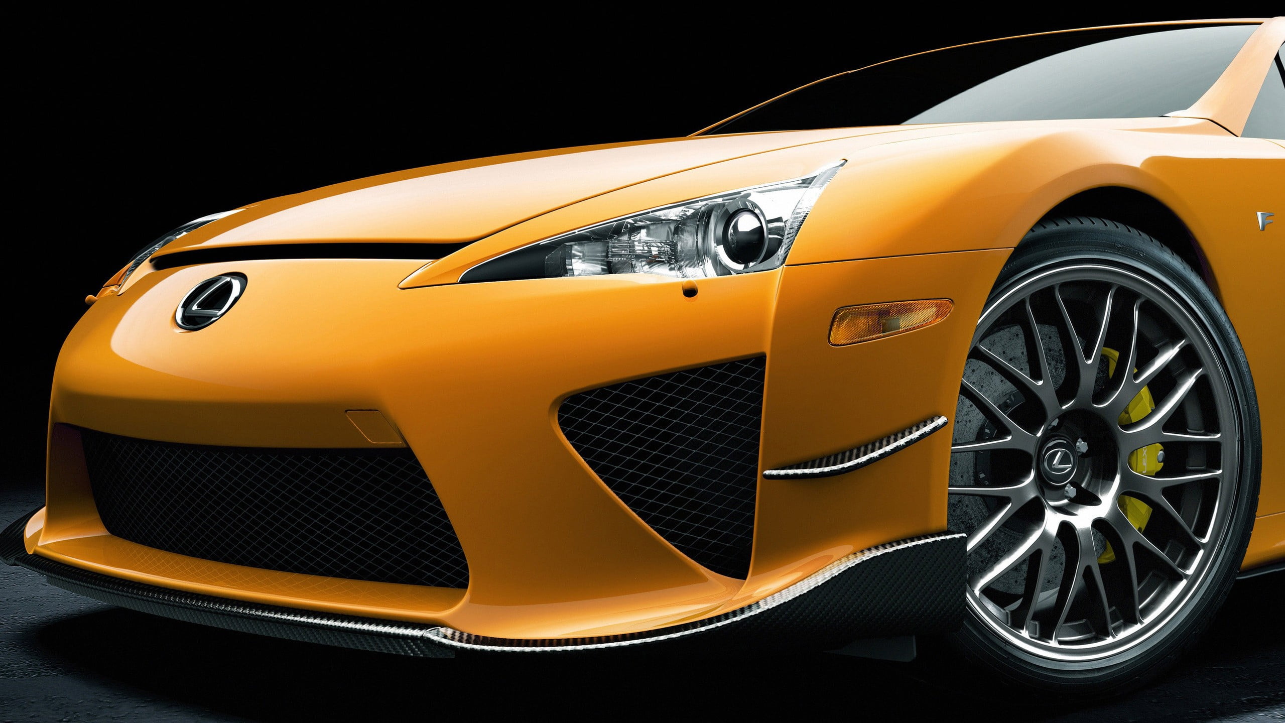 mode of transportation, personal land vehicle, black background, sports car, Lexus, vehicle part, Lexus LFA, clean, wheel, fob, luxury, vehicle, nurburgring, HD Wallpaper