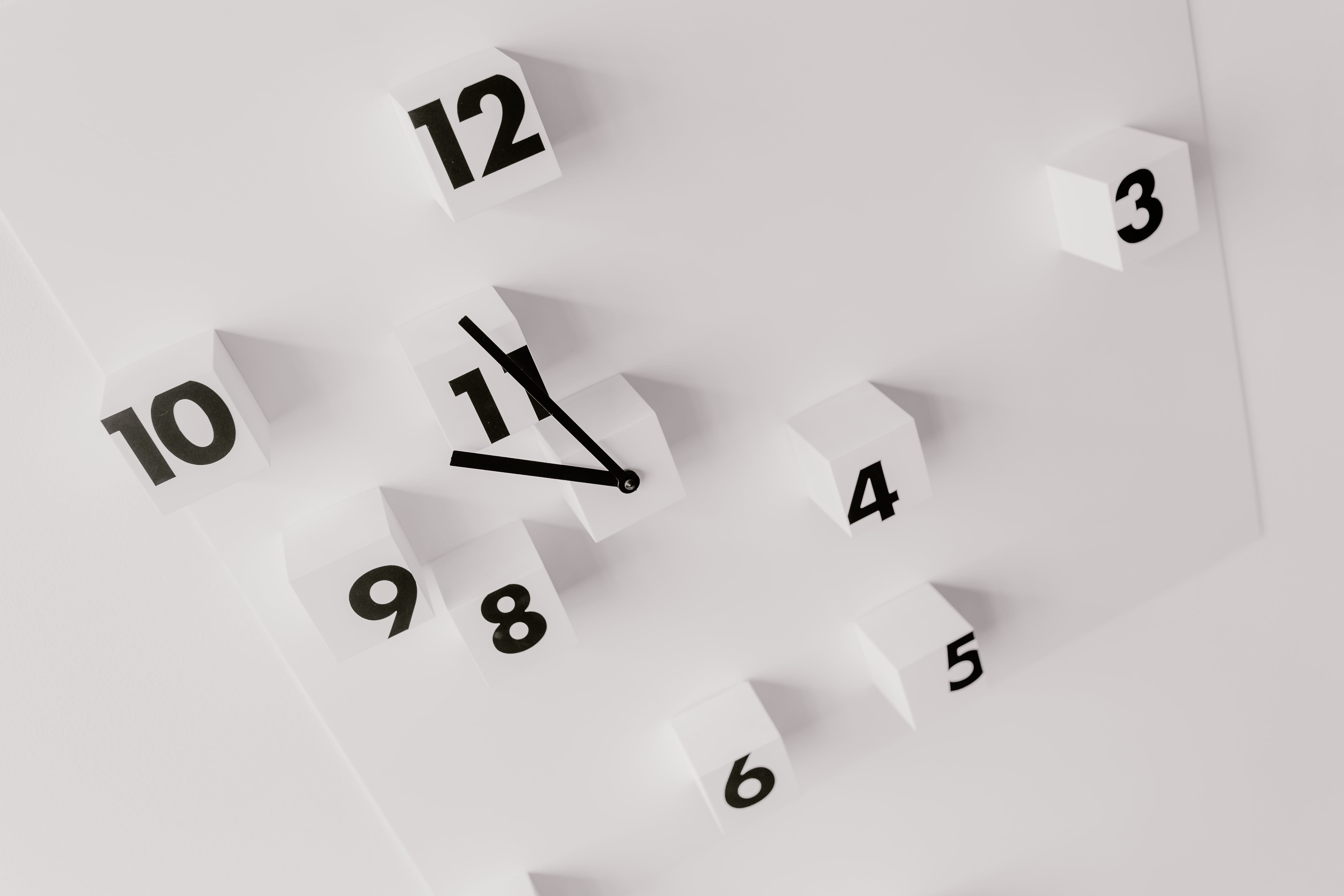 white color, reflection, conceptual, modern, time, clean, sign, minimal, concept, large group of objects, clocks, number, choice, indoors, wall, simple, HD Wallpaper