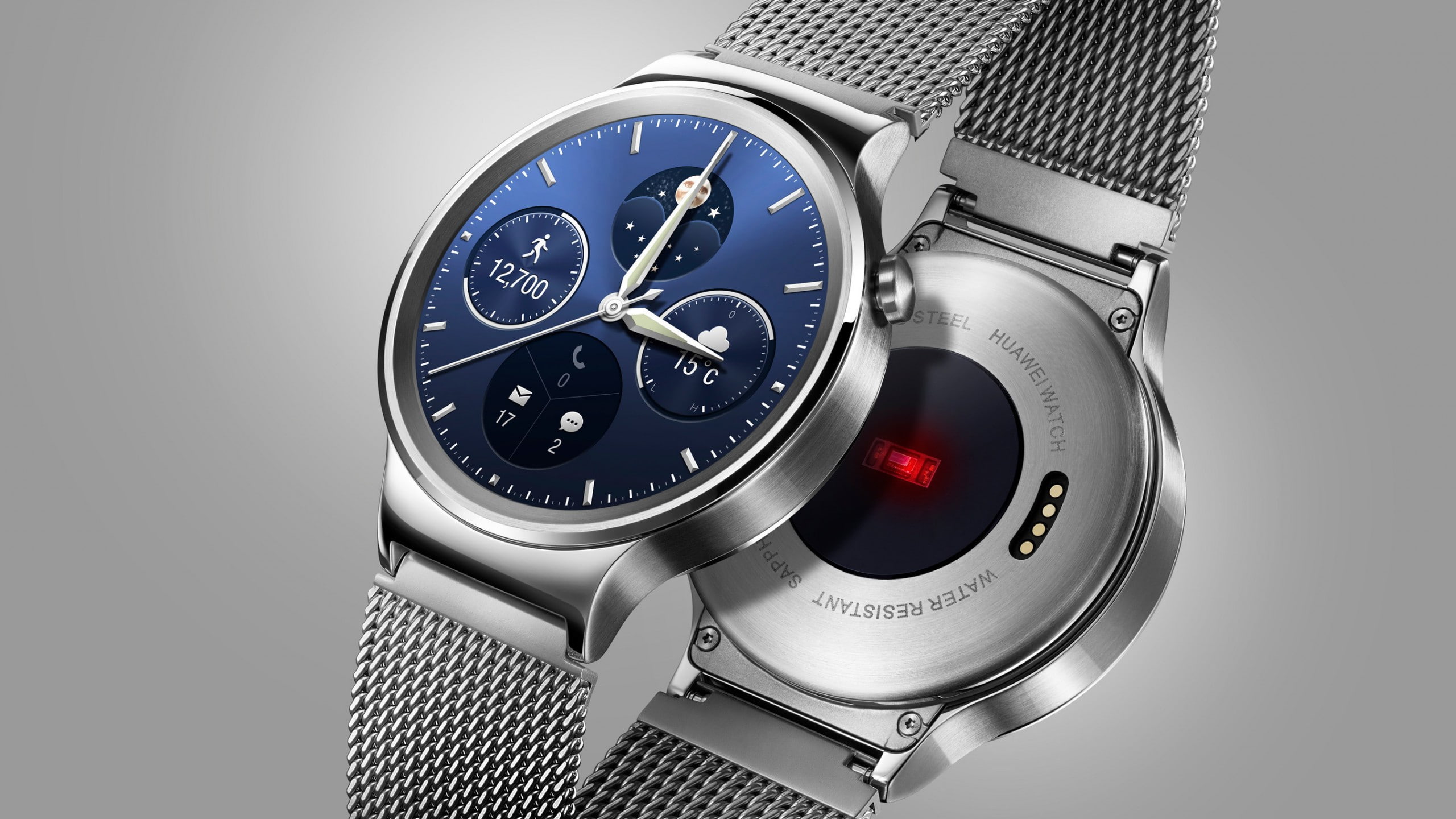 o, MWC 2017, 2K, silver, clock, best smartwatches, Huawei Watch 2, watch, HD Wallpaper