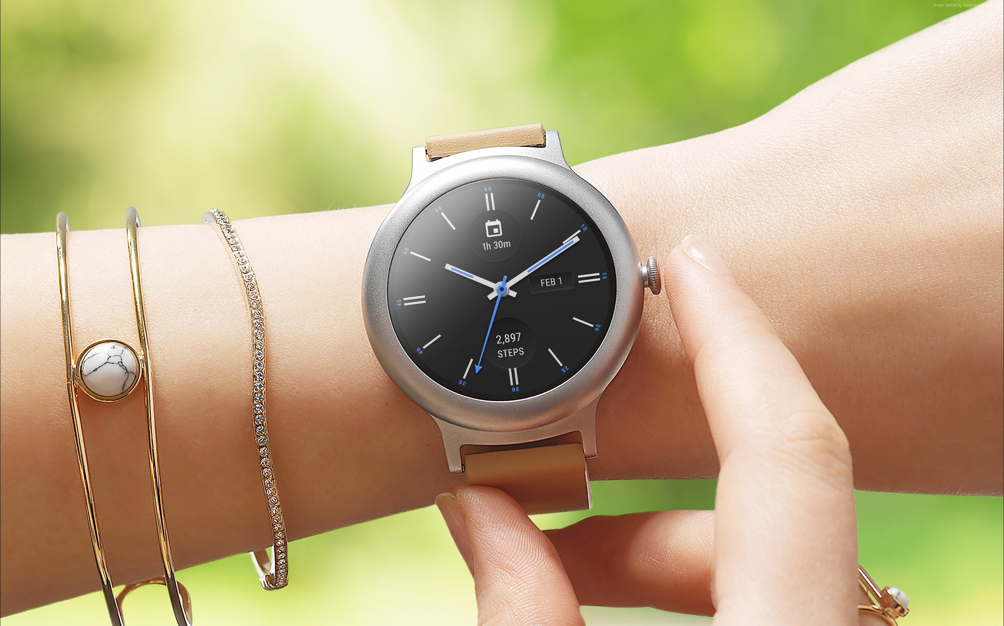 best smartwatches, MWC 2017, LG Watch Style, 2K, smartwatches for women, HD Wallpaper
