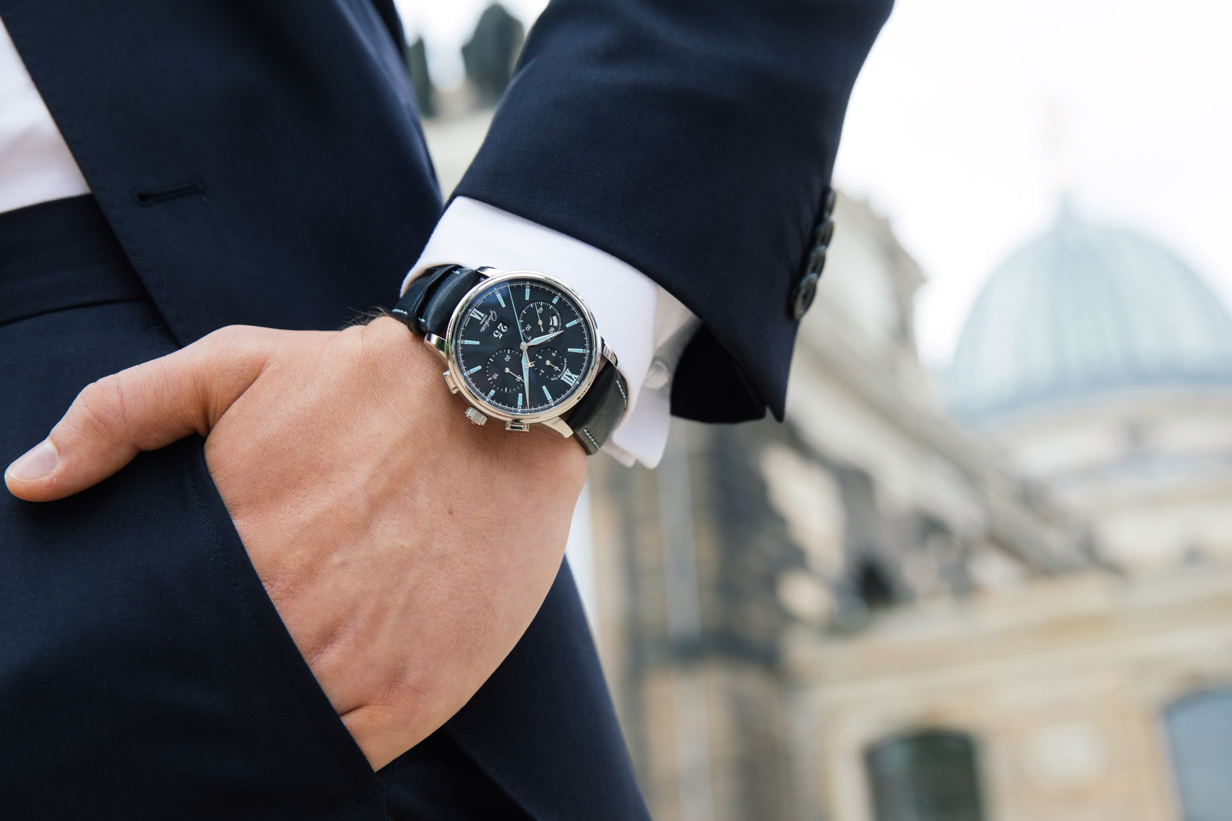 detail, close-up, government, travel, human hand, jewelry, clock, 1080P, built structure, luxury, one person, well-dressed, watch, men, standing, suit, HD Wallpaper