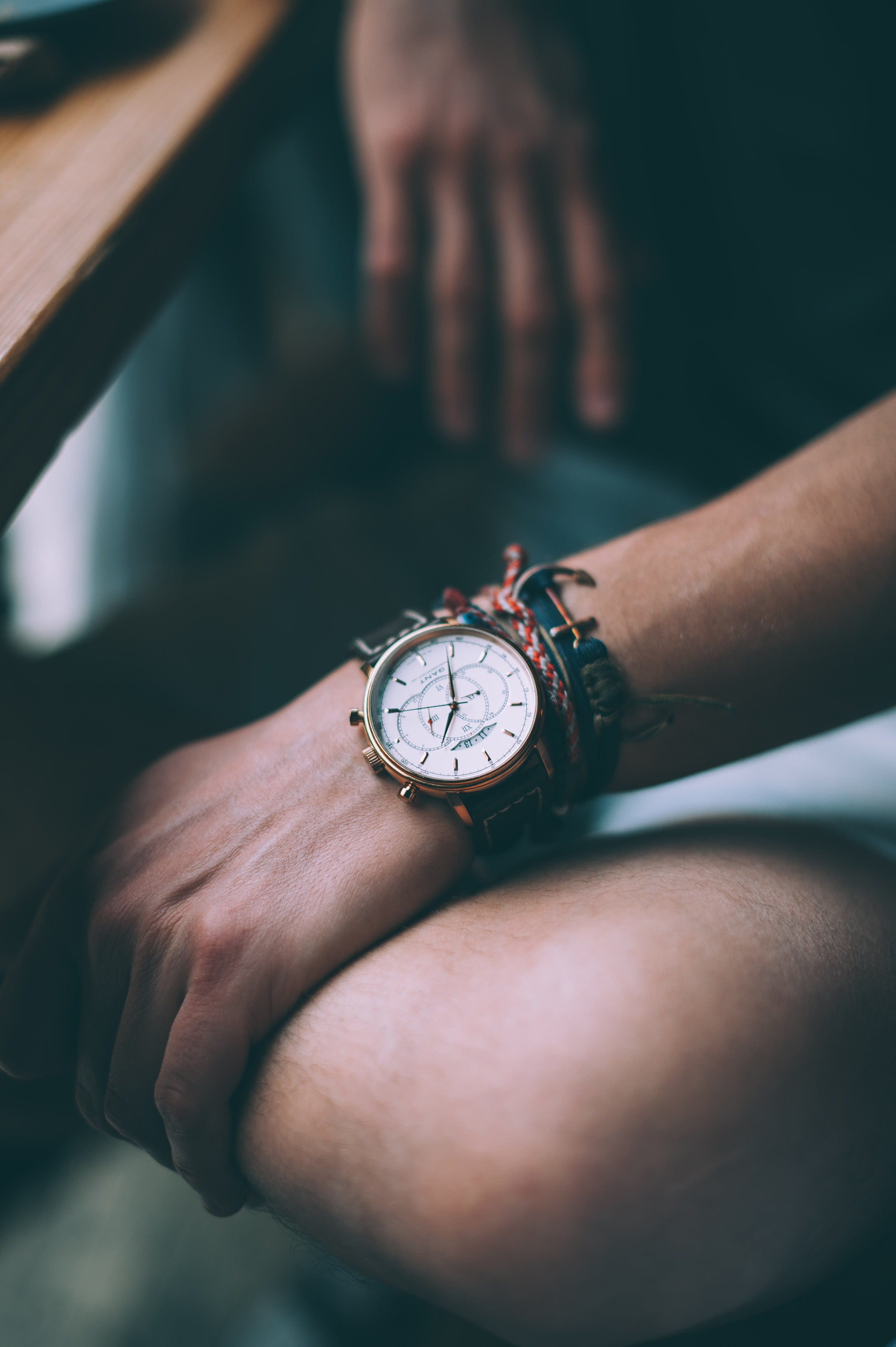 product, time, wearing, white, round, outdoor, wrist, instrument of time, colored, men, one person, analog, human body part, selective focus, chronograph, Phone HD Wallpaper