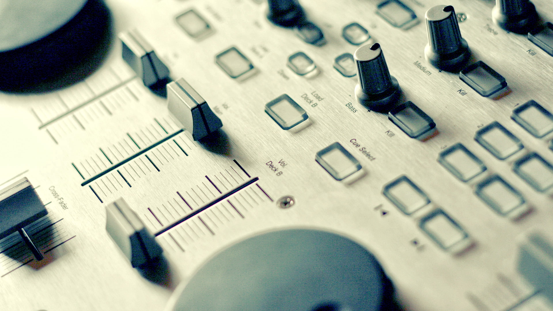 music, mixing, board, hd, macro, 1080P, knobs, HD Wallpaper
