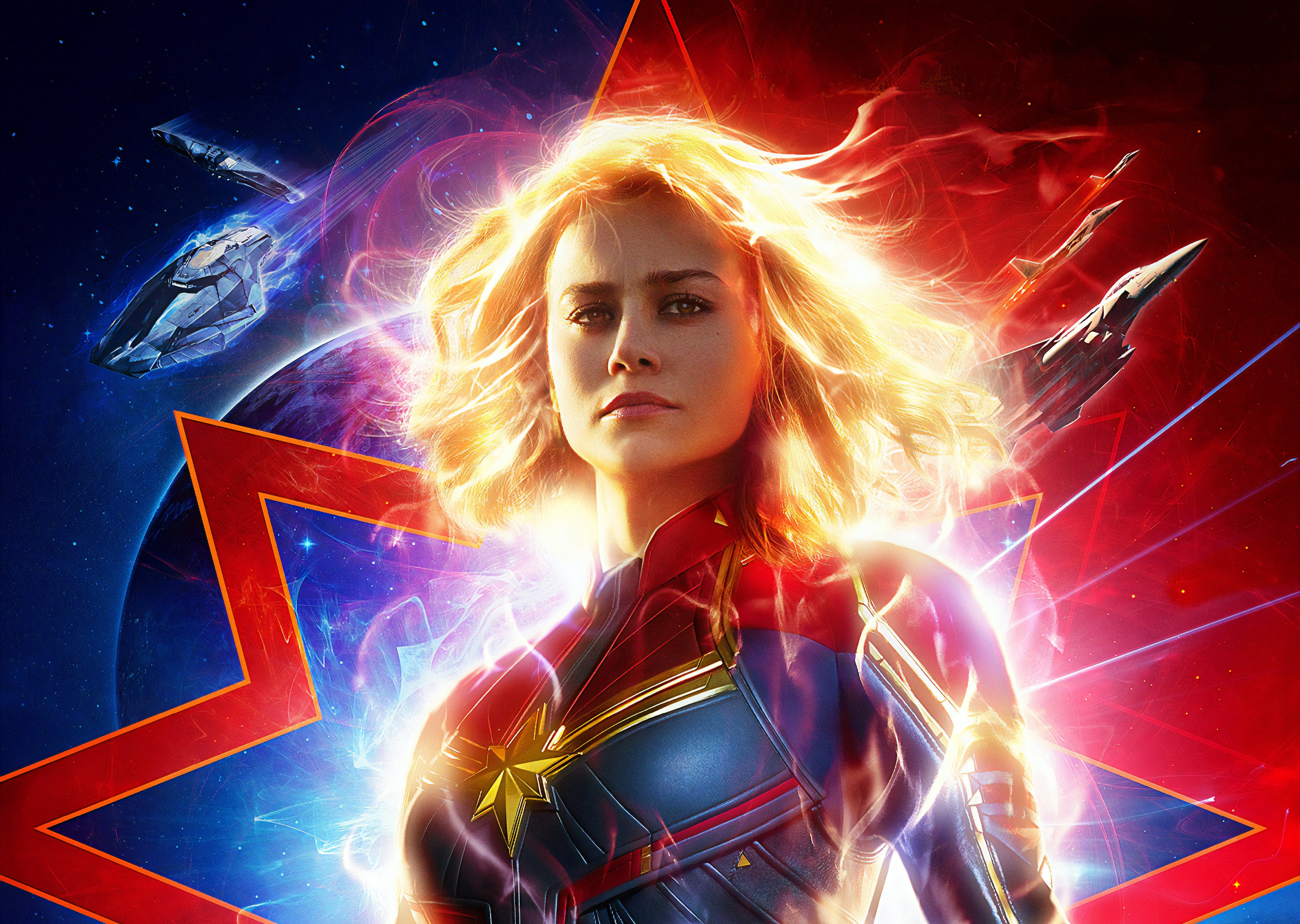 5K, Movie, Captain Marvel, Brie Larson, HD Wallpaper