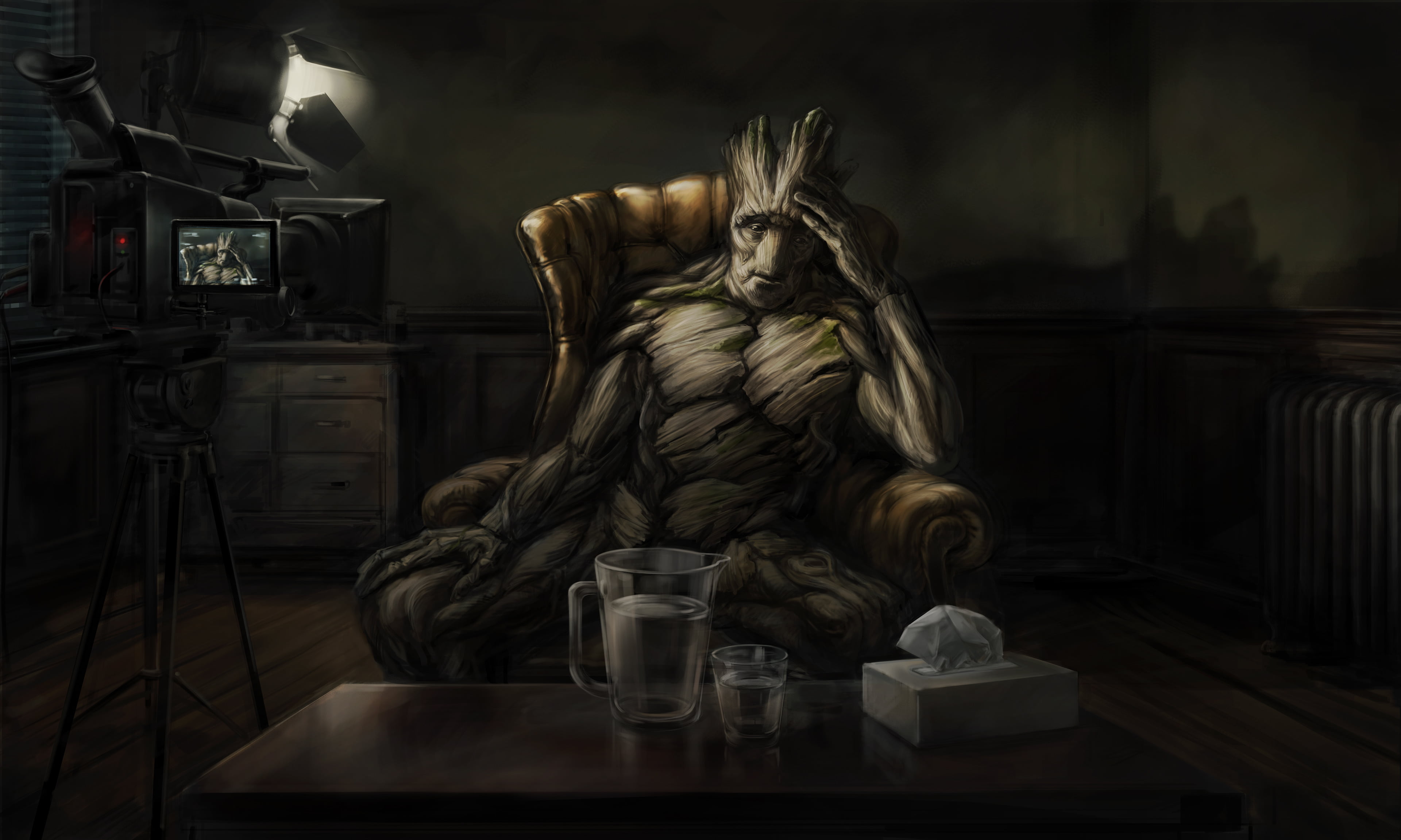Comics, Guardians of the Galaxy, Marvel Comics, 4K, Groot, HD Wallpaper