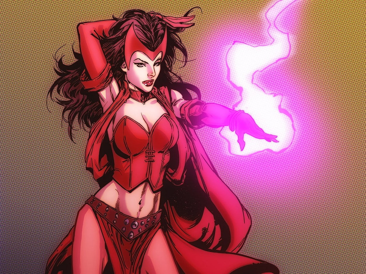 720P, scarlet witch, HD Wallpaper