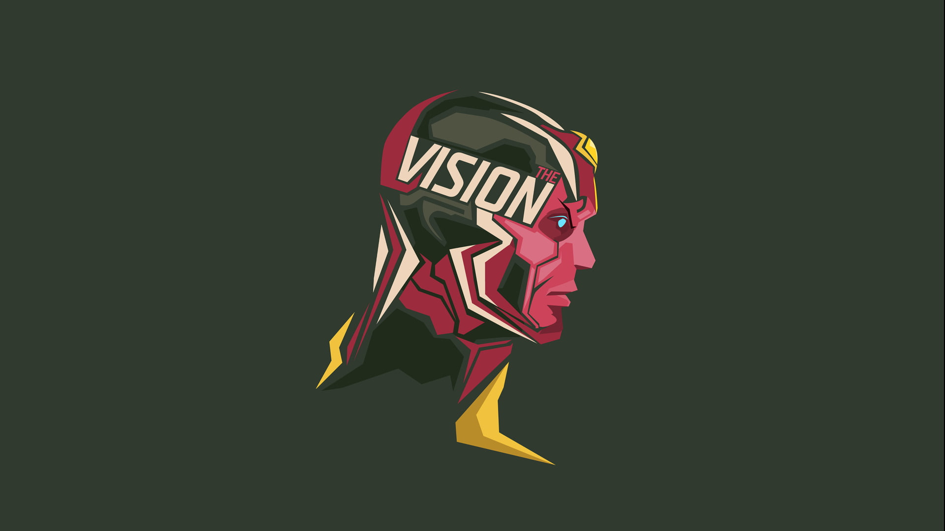Vision (Marvel Comics), 1080P, Vision, Comics, HD Wallpaper
